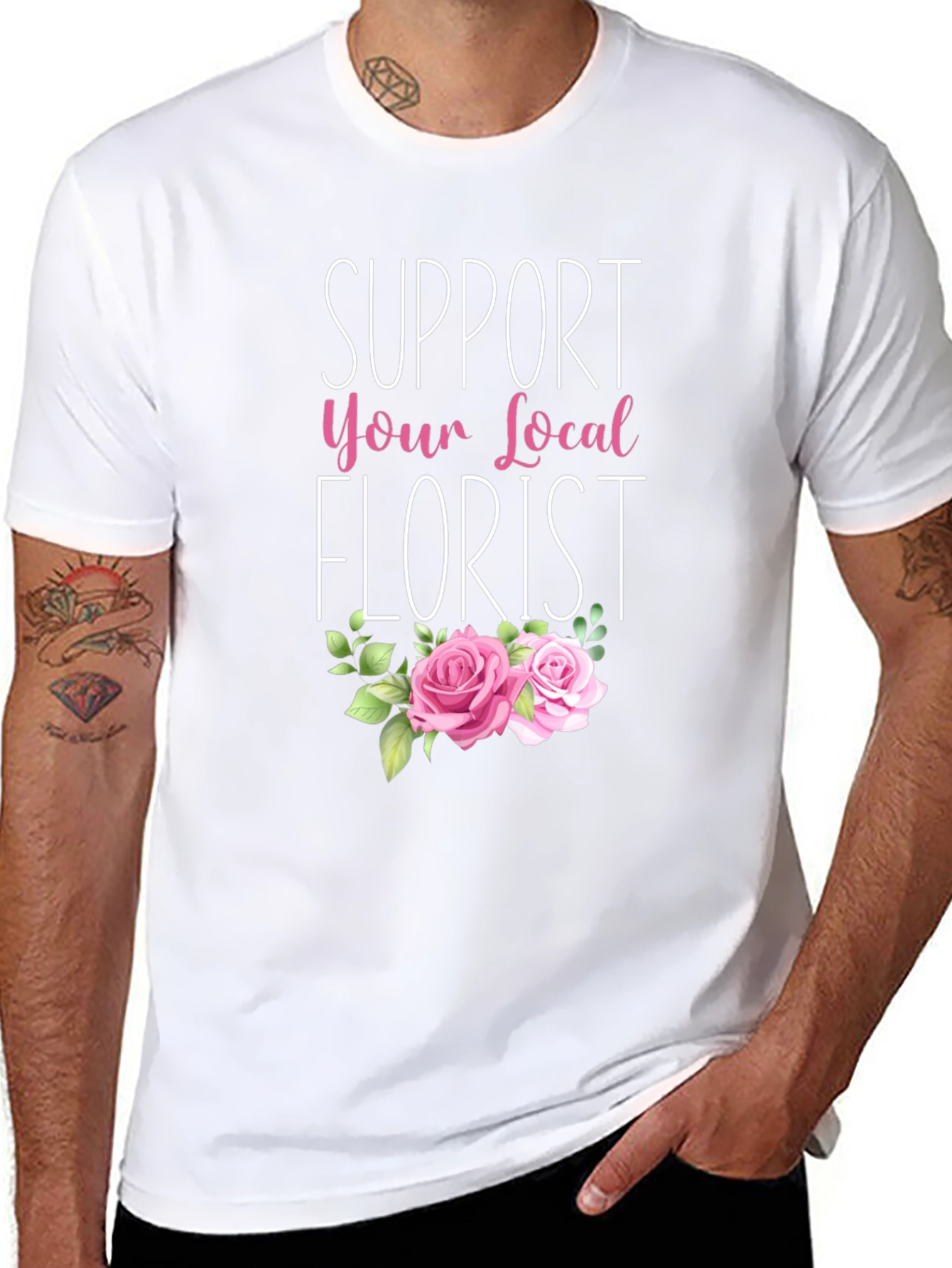 Support Your Local Florist T-Shirt