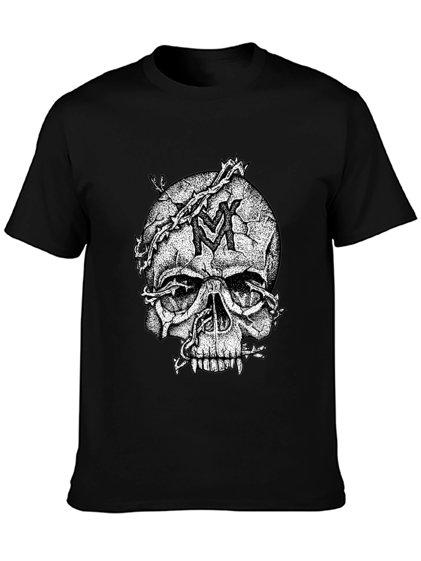 Skull Graphic Tee - Dark Fashion