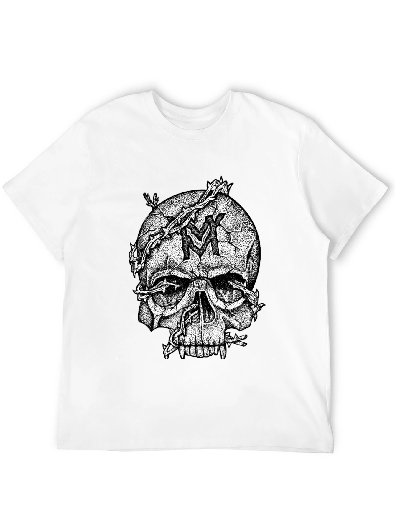 Skull Graphic Tee - Dark Fashion