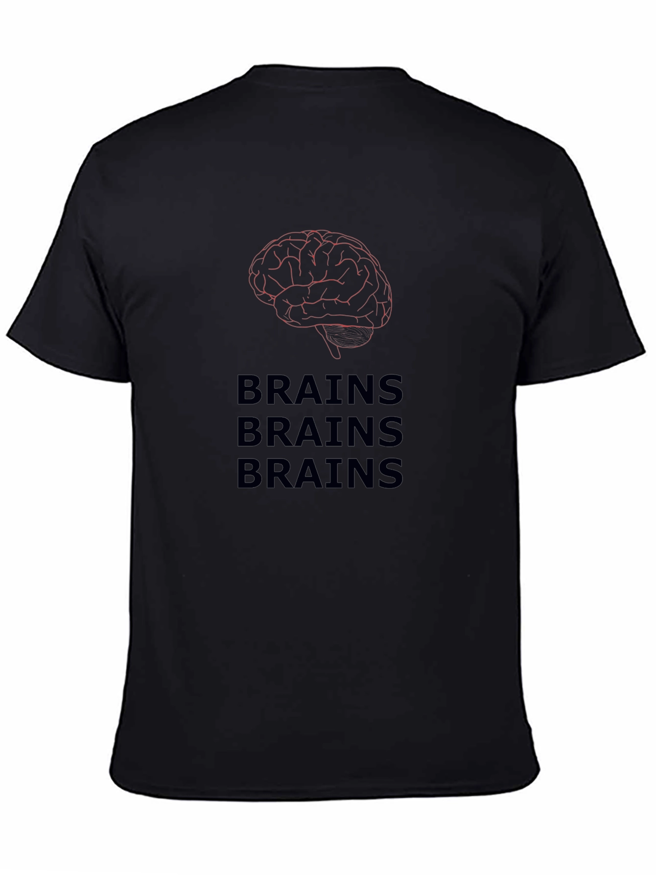 Brains T-Shirt - Funny Zombie Halloween Tee