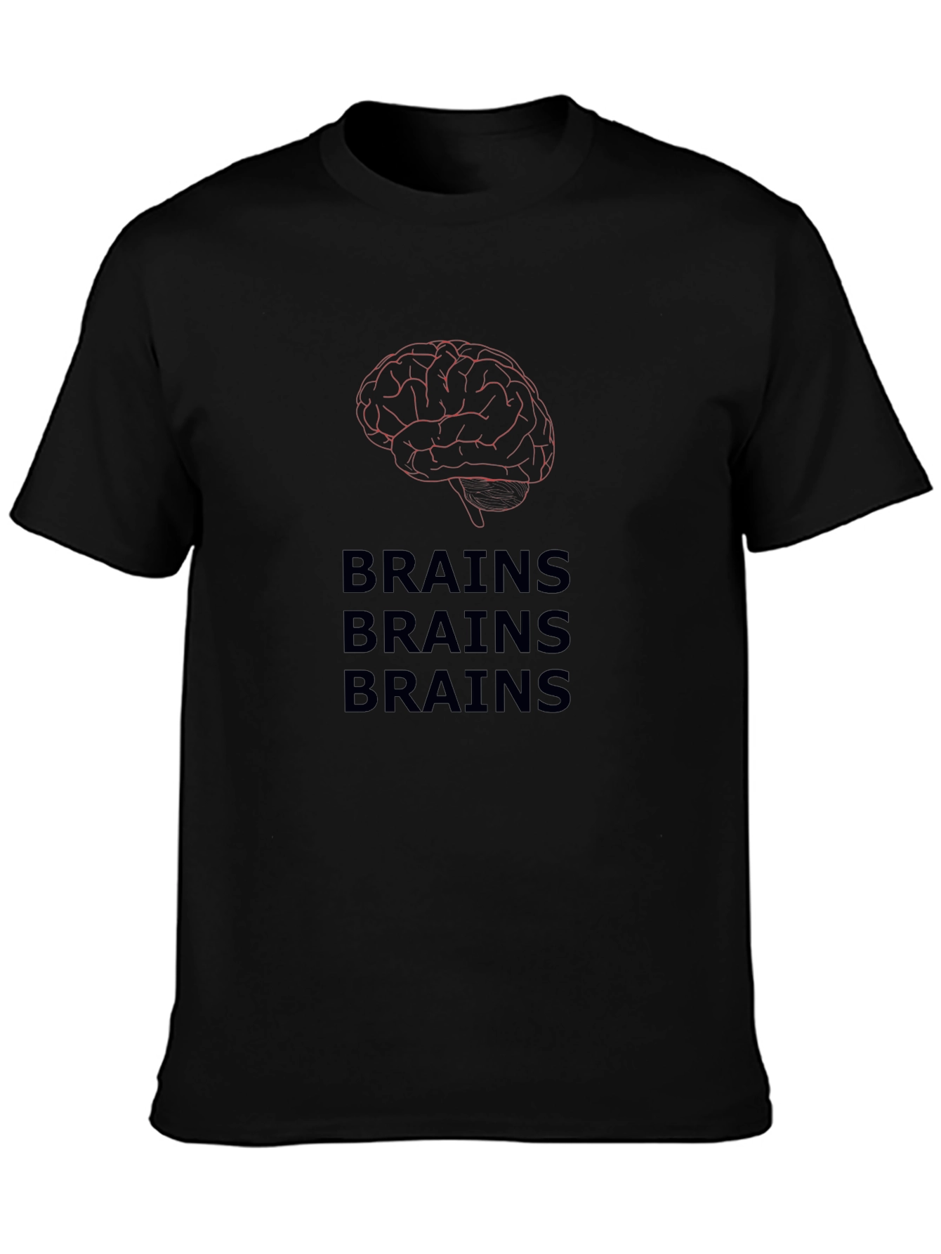 Brains T-Shirt - Funny Zombie Halloween Tee