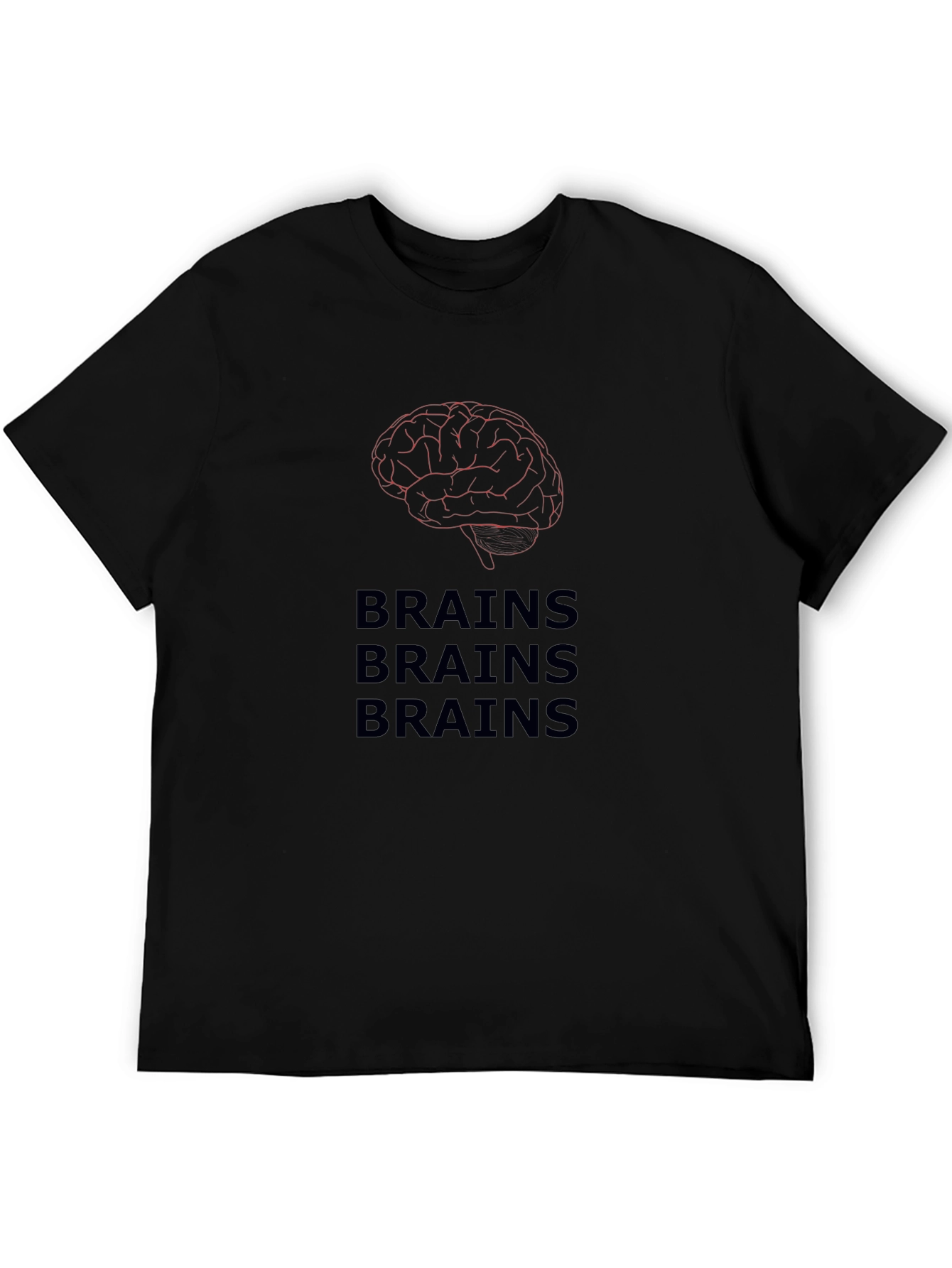 Brains T-Shirt - Funny Zombie Halloween Tee