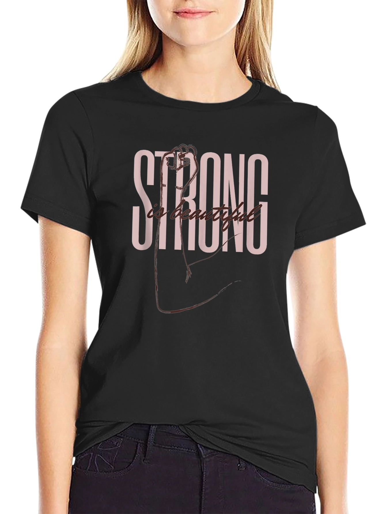 Strong is Beautiful Graphic T-Shirt