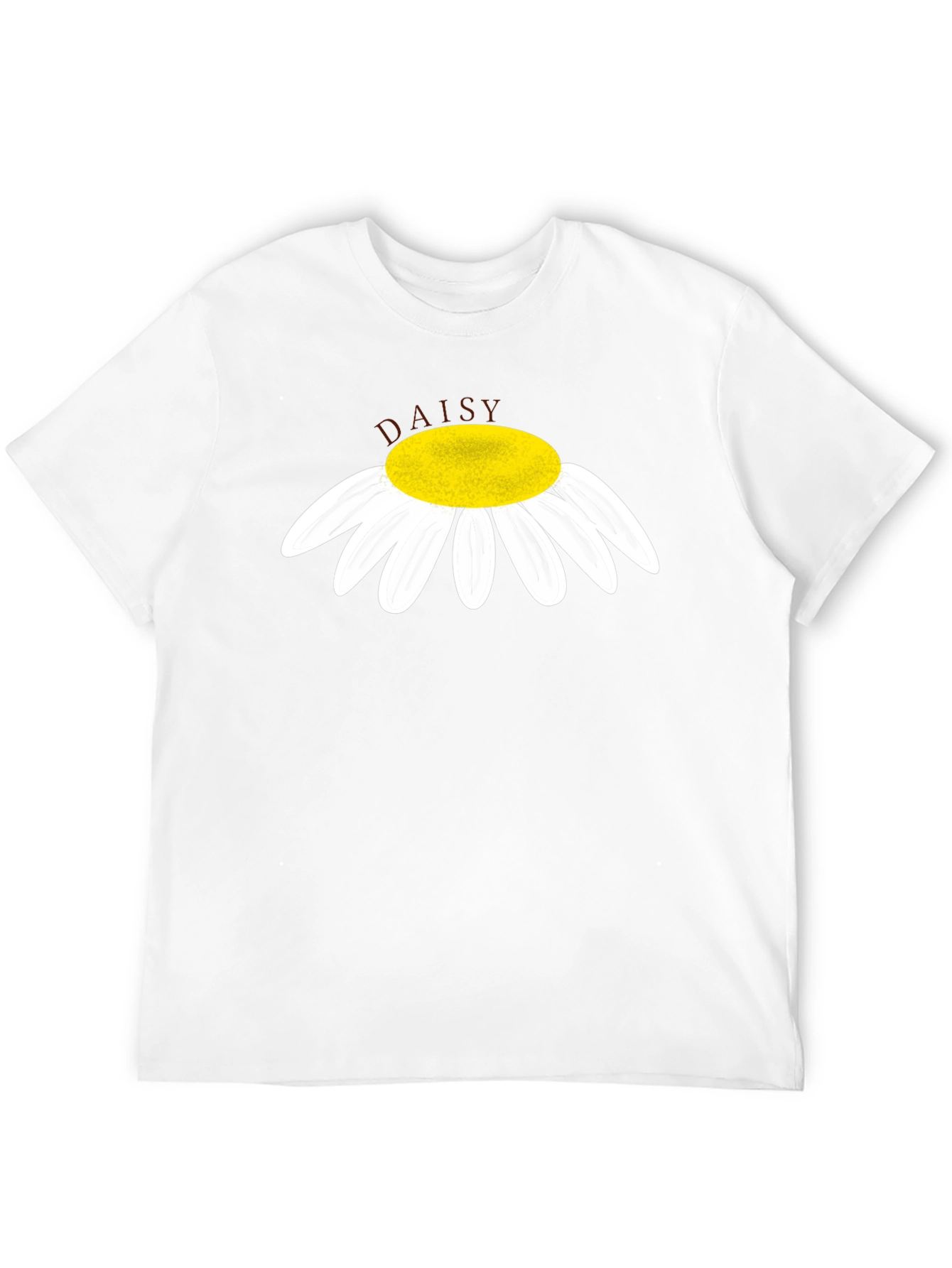 Daisy Graphic Tee - Stylish Black Cotton T-Shirt