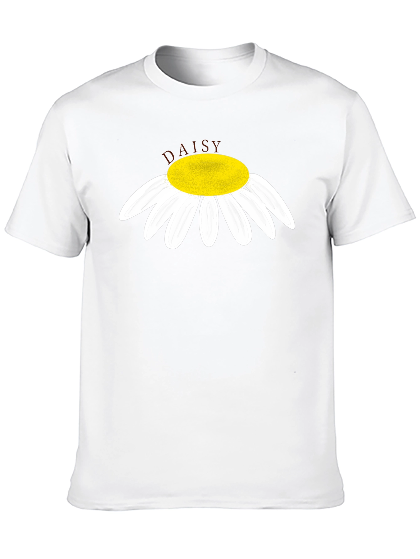 Daisy Graphic Tee - Stylish Black Cotton T-Shirt