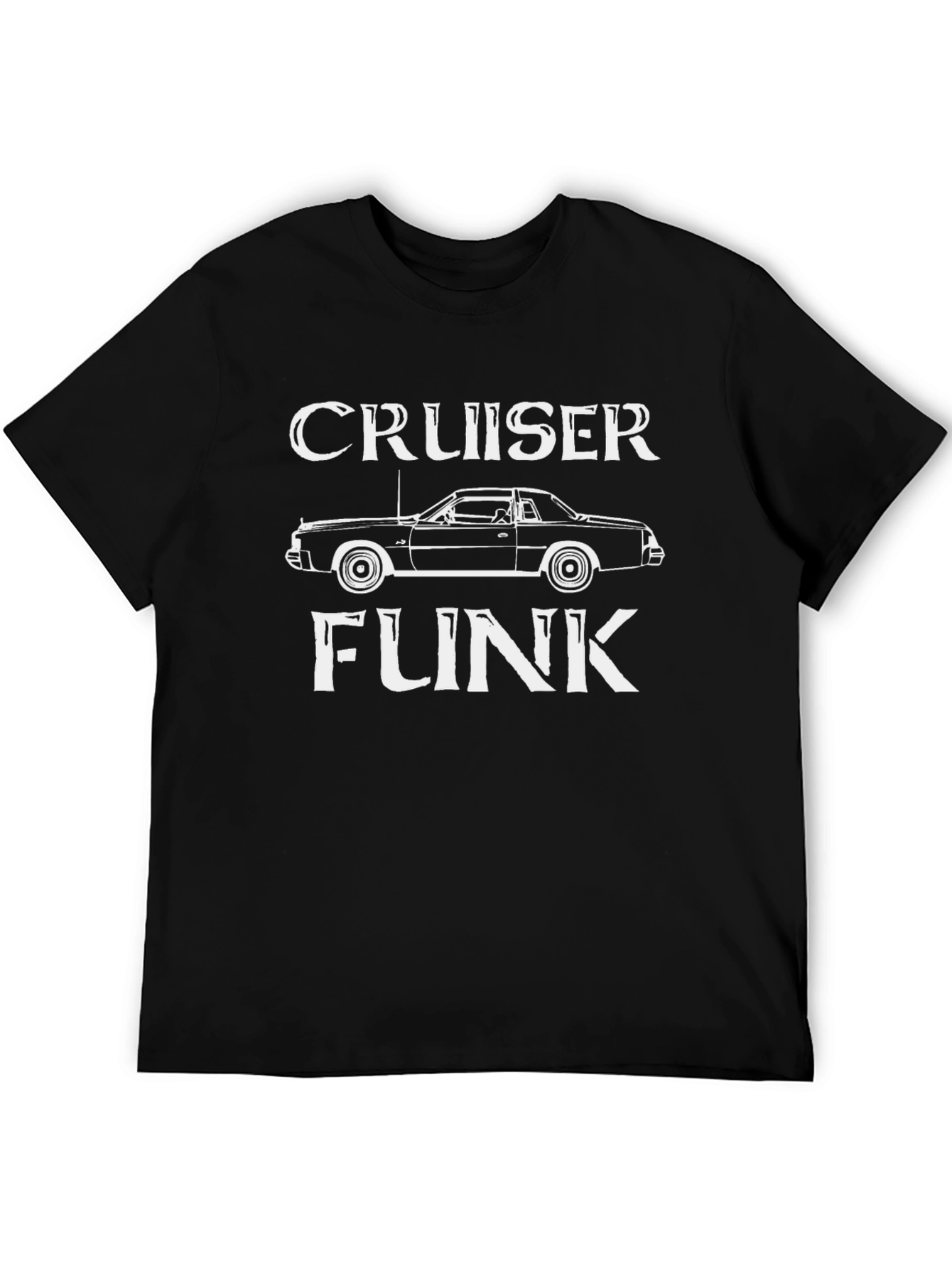Cruiser Funk Car Graphic T-Shirt - Black