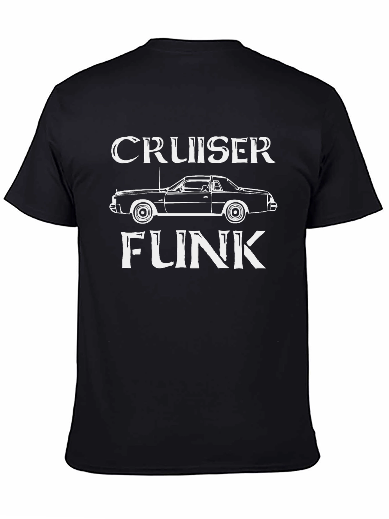 Cruiser Funk Car Graphic T-Shirt - Black