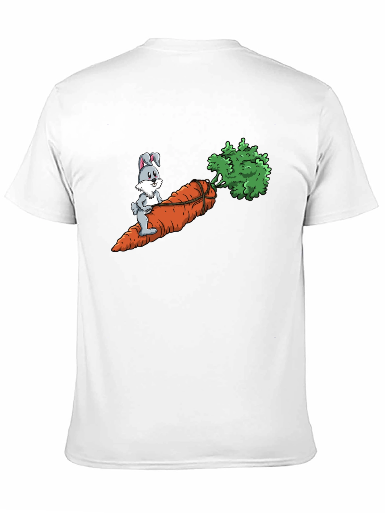 Bunny Riding Carrot Graphic Tee