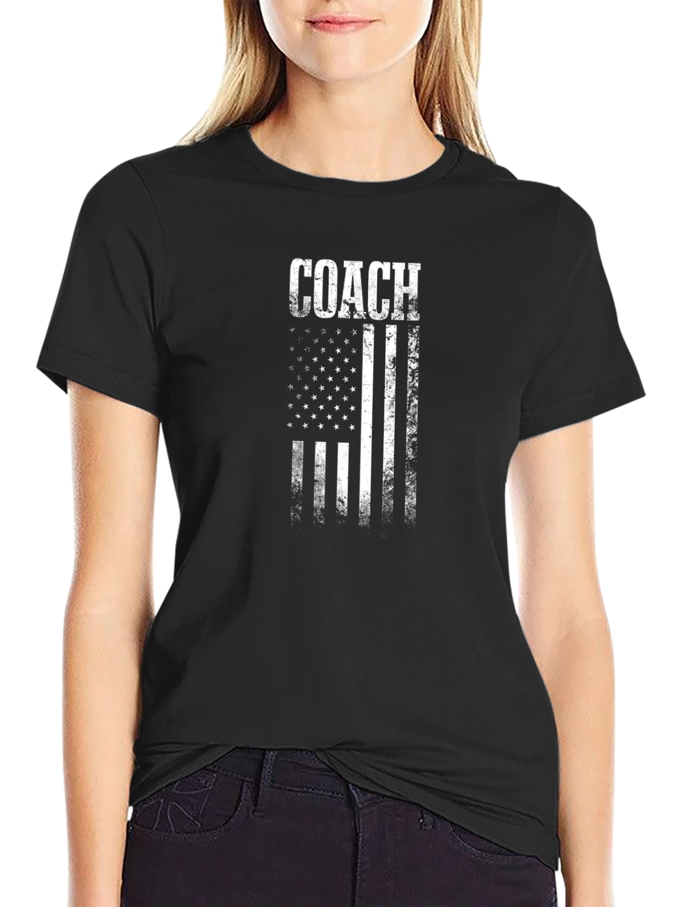 Coach American Flag Graphic T-Shirt