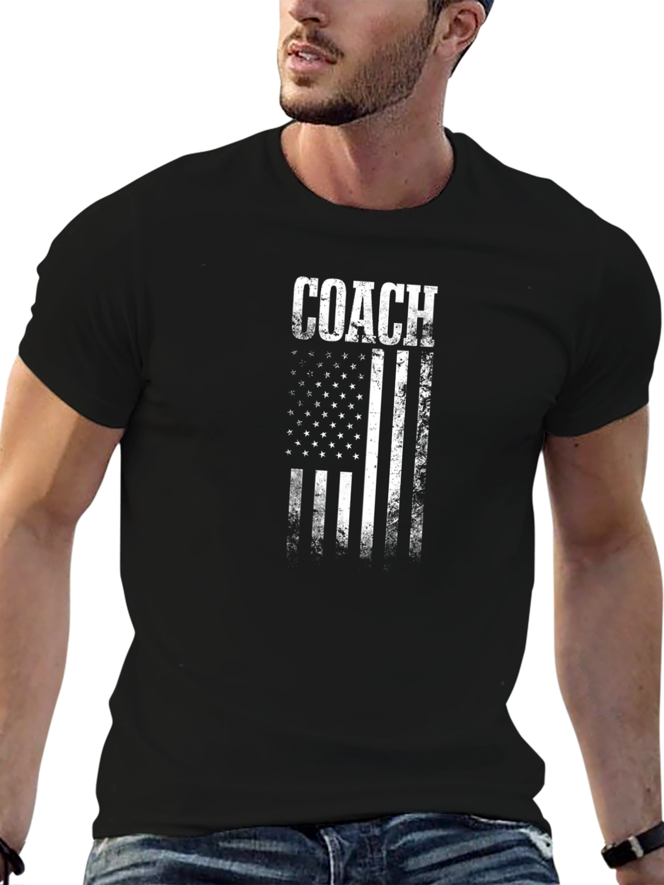 Coach American Flag Graphic T-Shirt