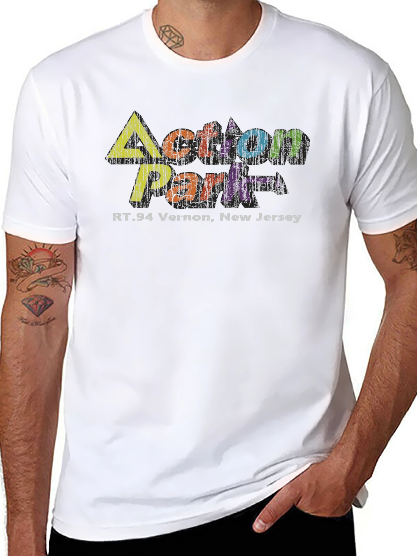 Action Park New Jersey Black T-Shirt