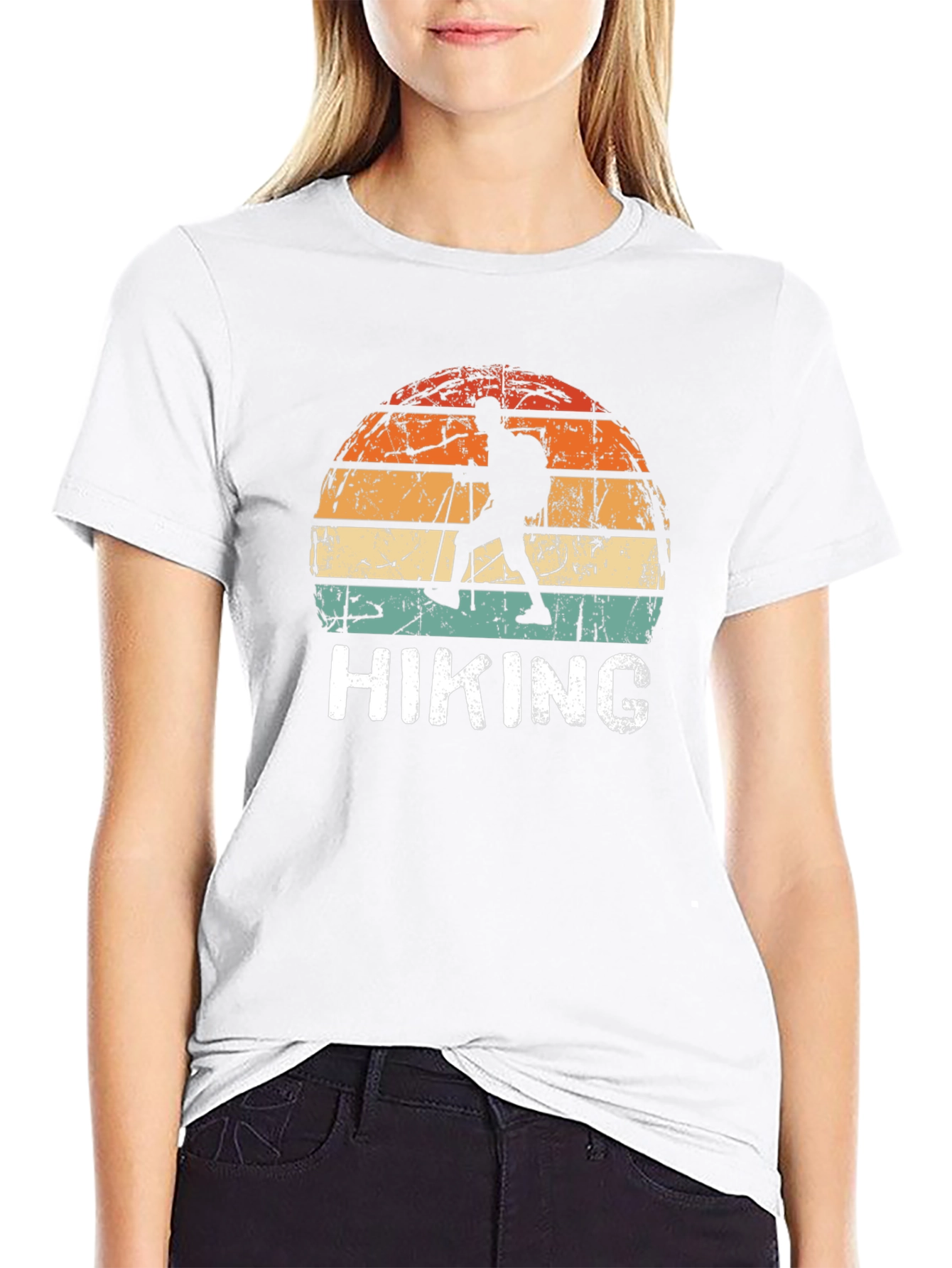 Retro Hiking T-Shirt - Outdoor Adventure Tee