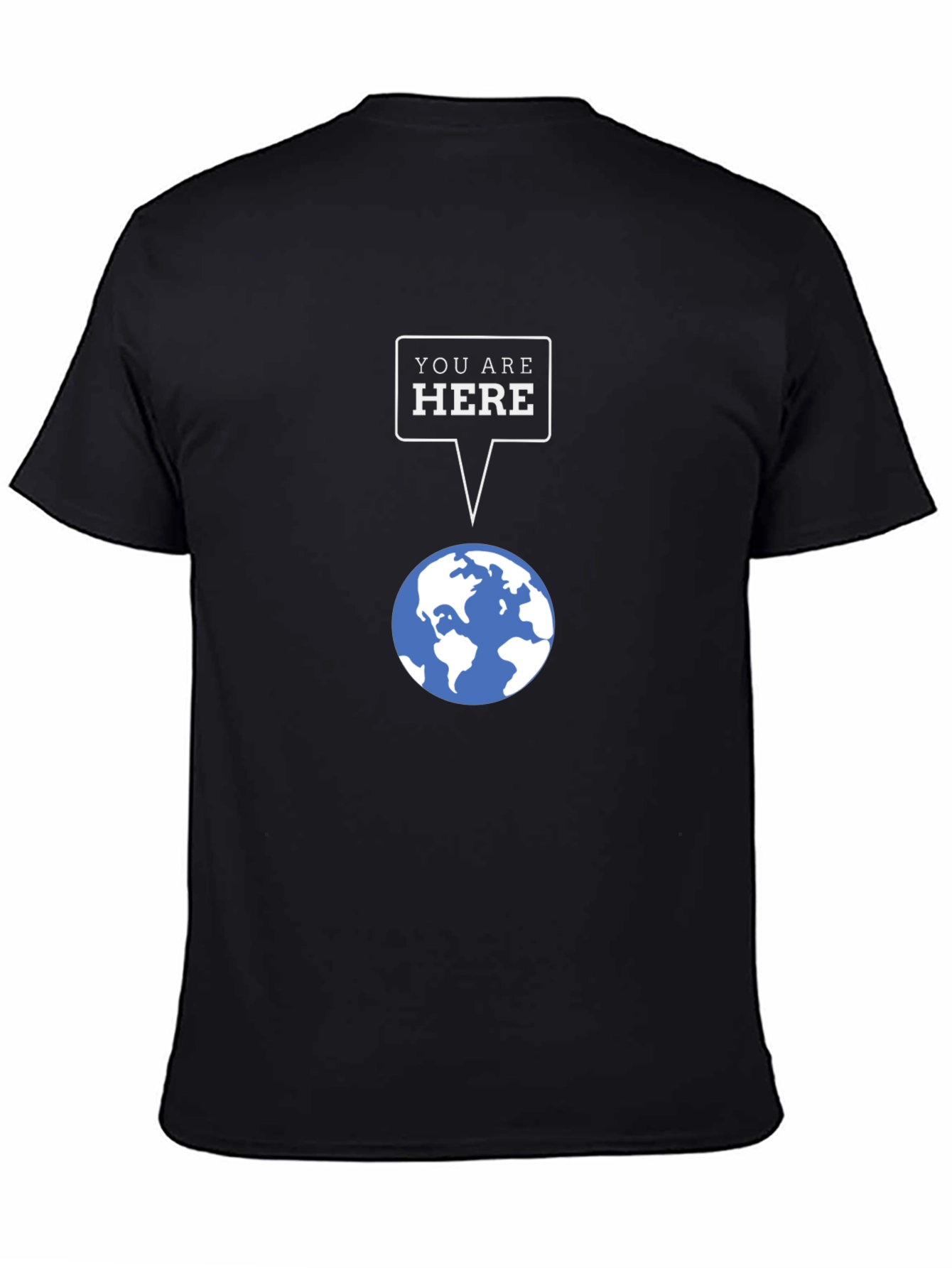 You Are Here Graphic Tee - Black