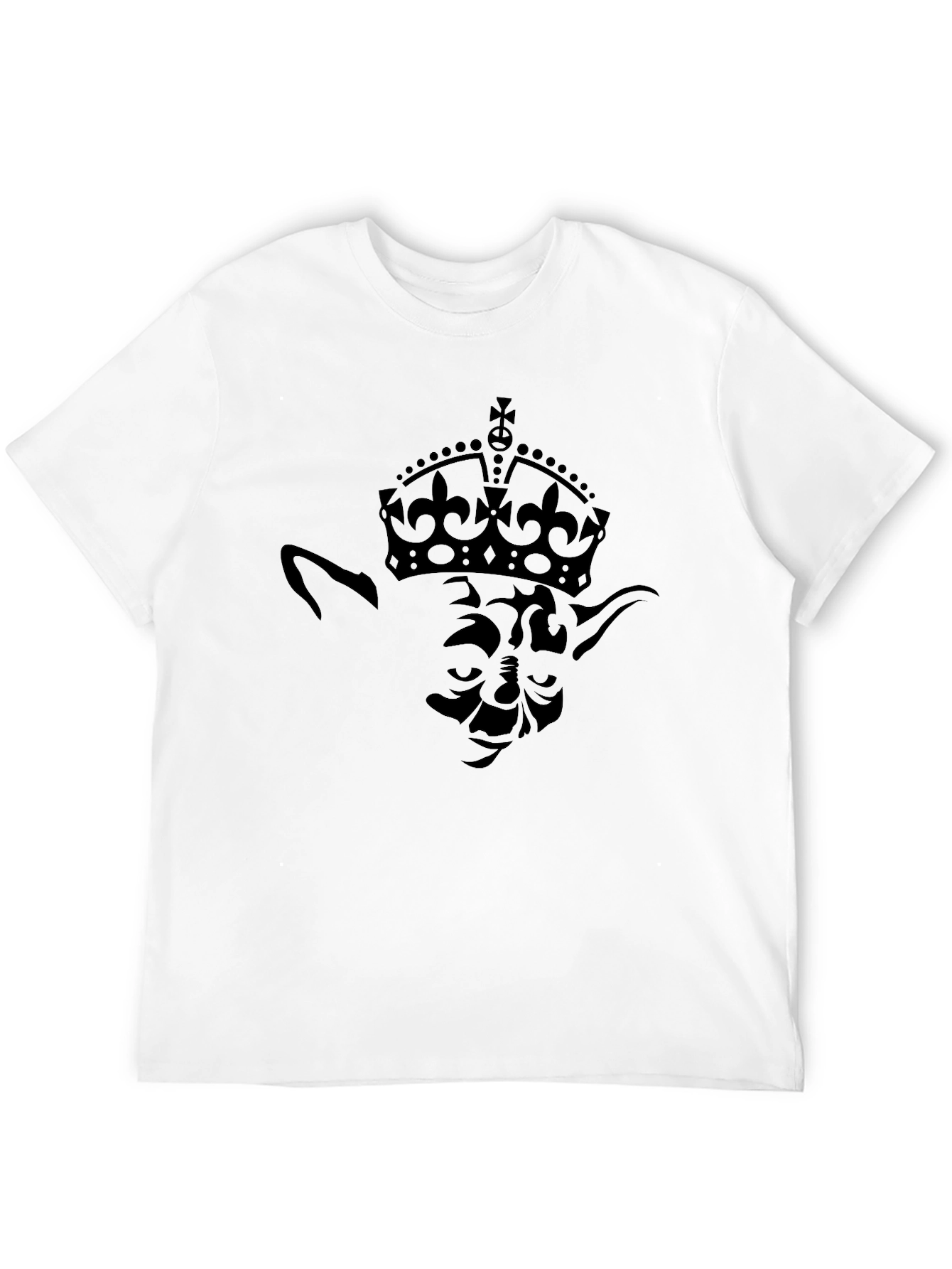 Yoda Crown T-Shirt - Black Graphic Tee