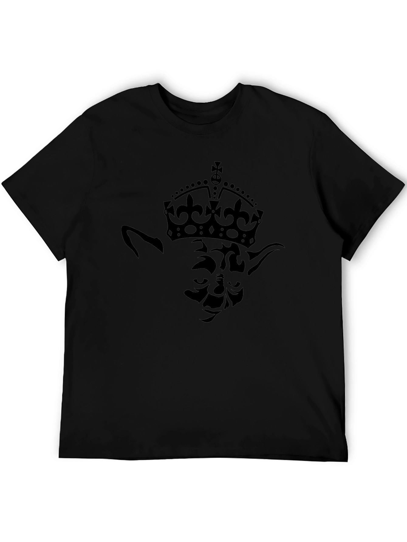 Yoda Crown T-Shirt - Black Graphic Tee