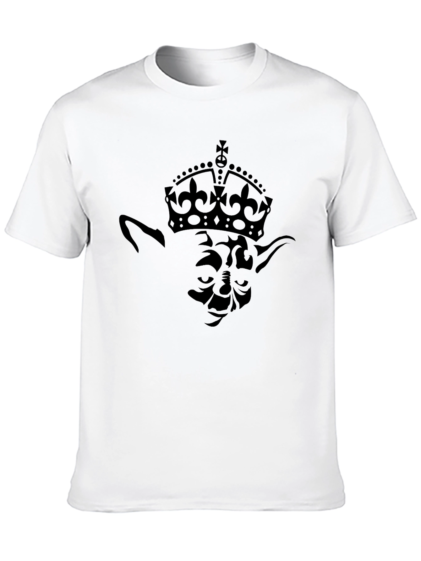 Yoda Crown T-Shirt - Black Graphic Tee