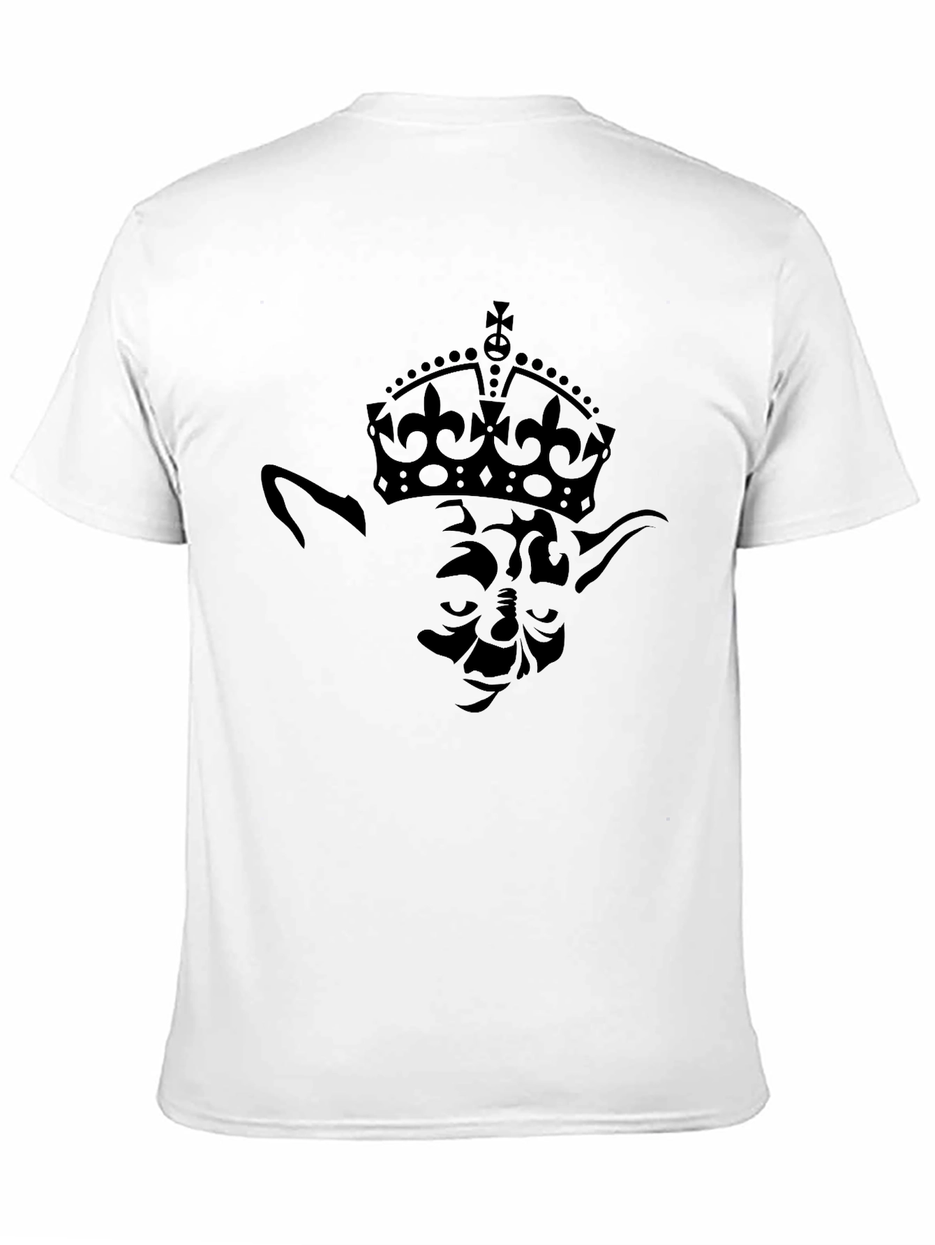 Yoda Crown T-Shirt - Black Graphic Tee