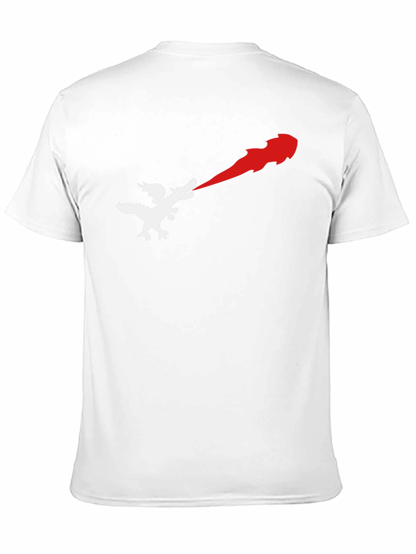 Dragon Fire Breath Graphic T-Shirt - Black