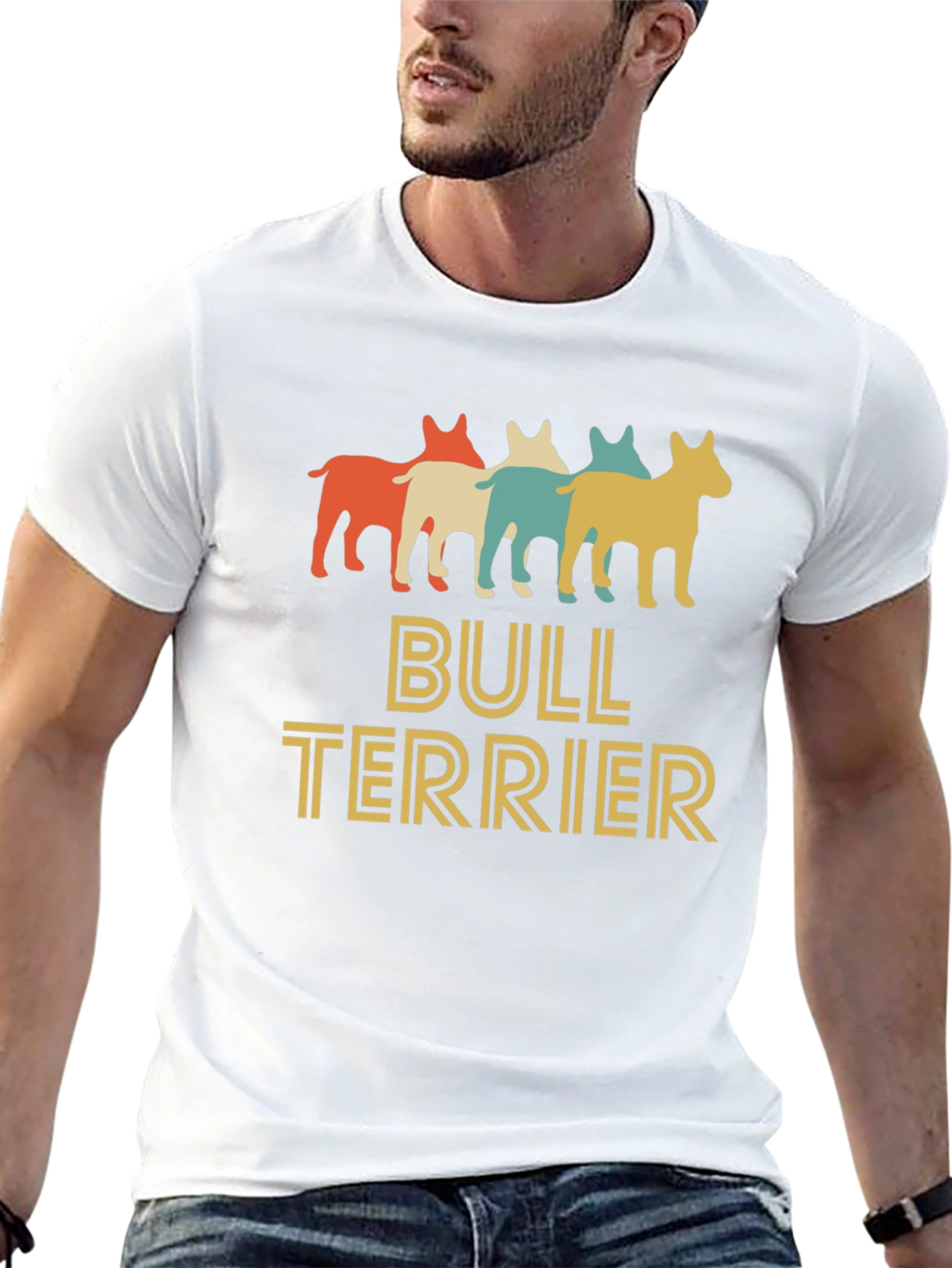 Retro Bull Terrier T-Shirt