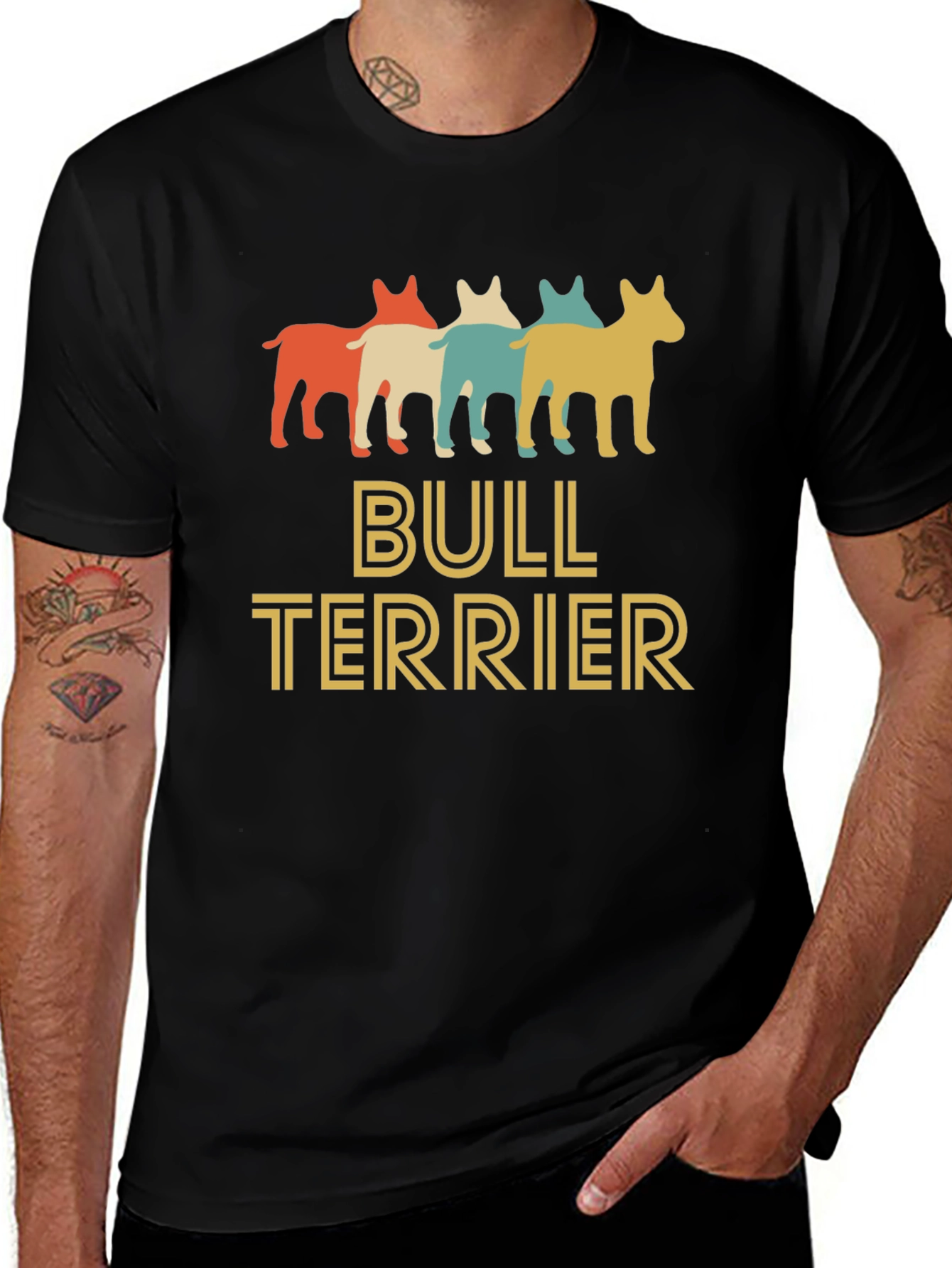 Retro Bull Terrier T-Shirt