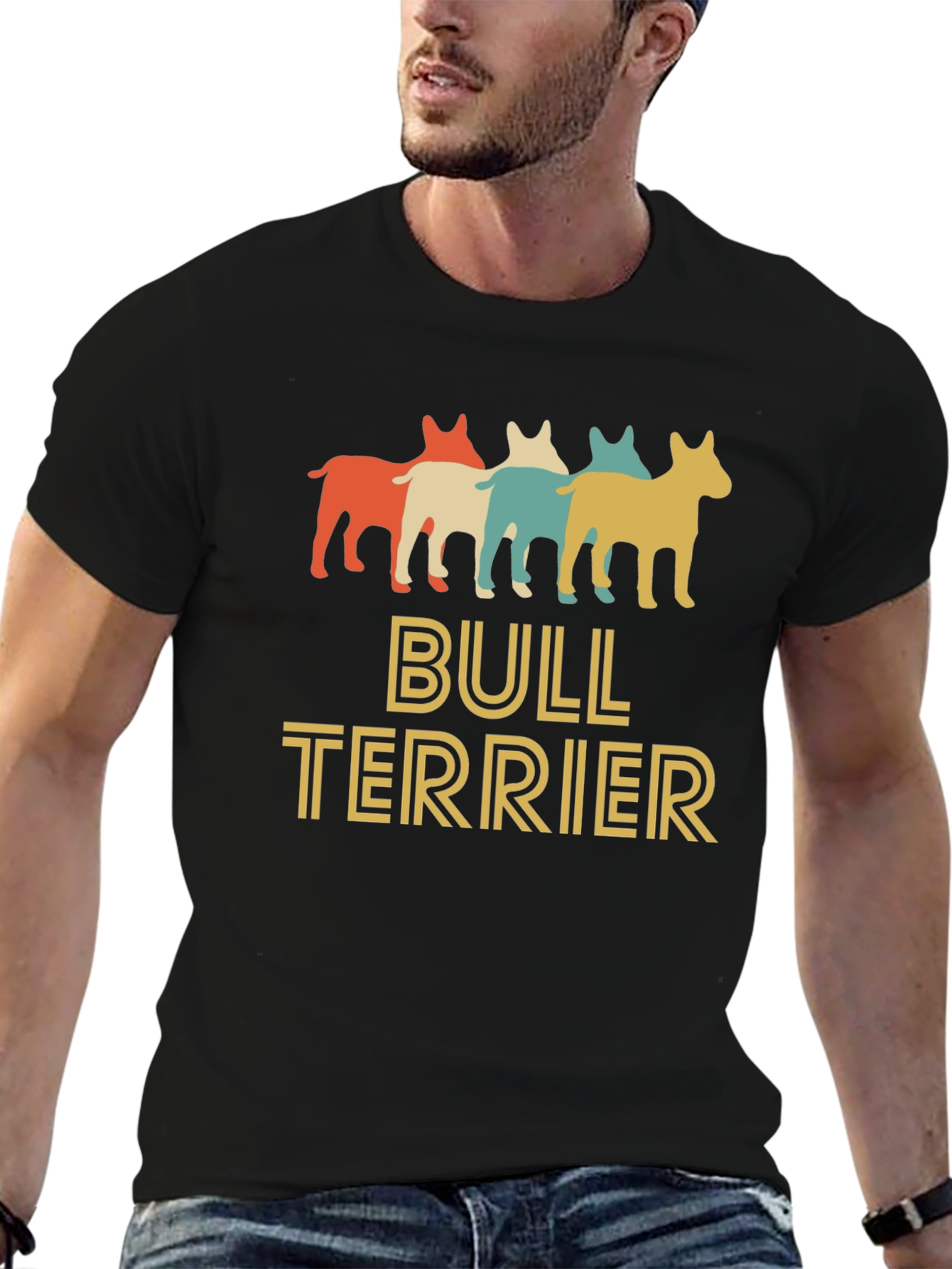Retro Bull Terrier T-Shirt