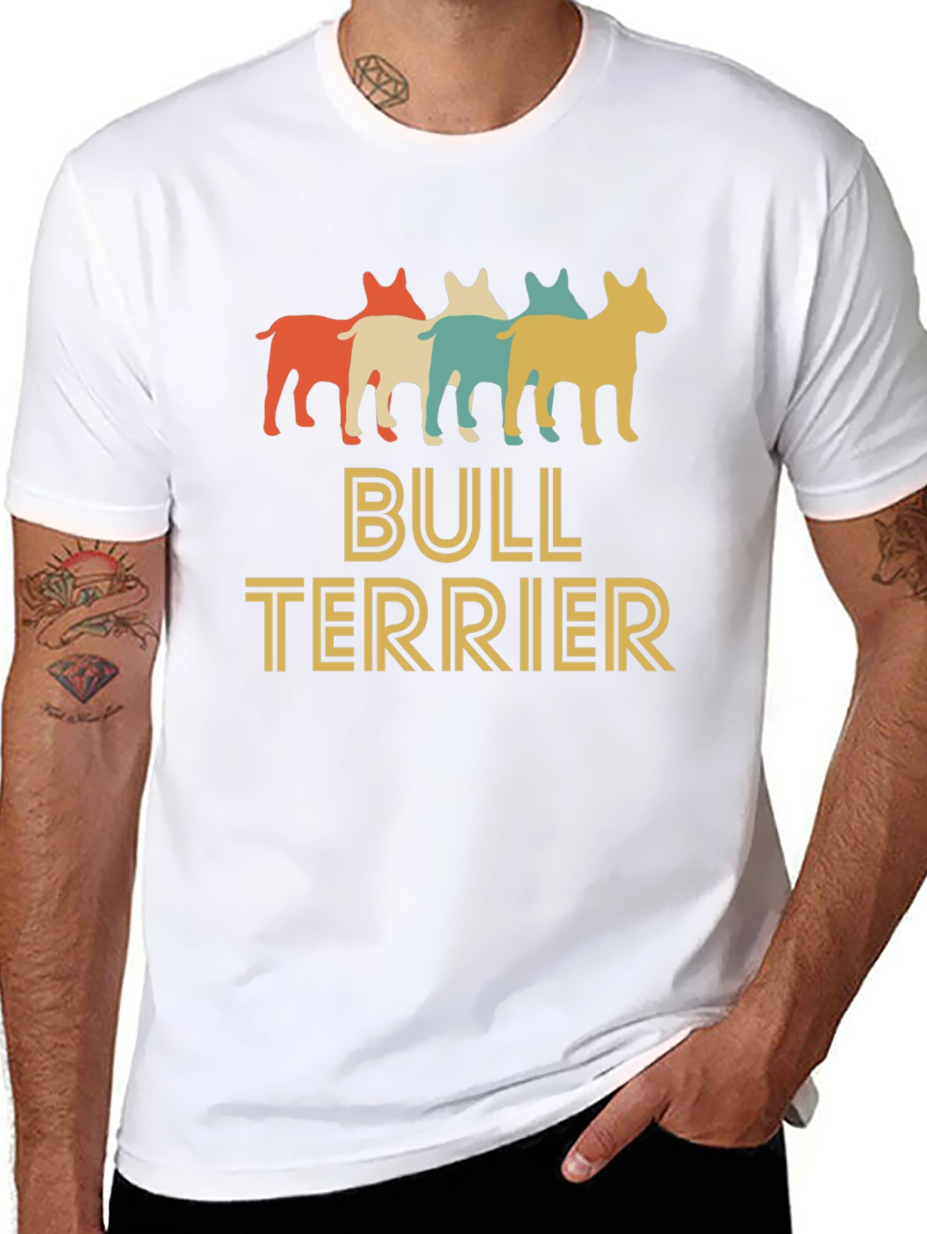 Retro Bull Terrier T-Shirt