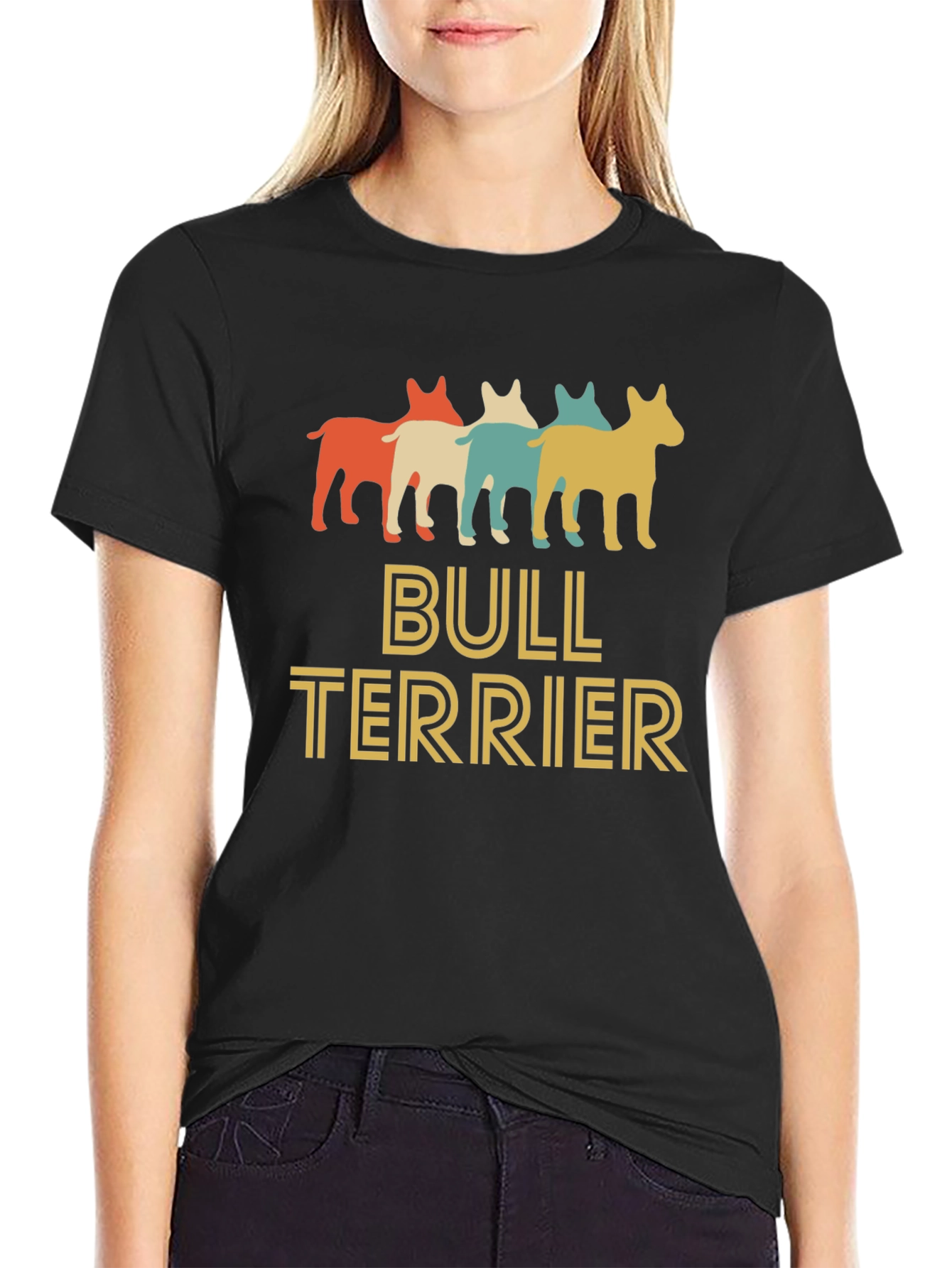 Retro Bull Terrier T-Shirt