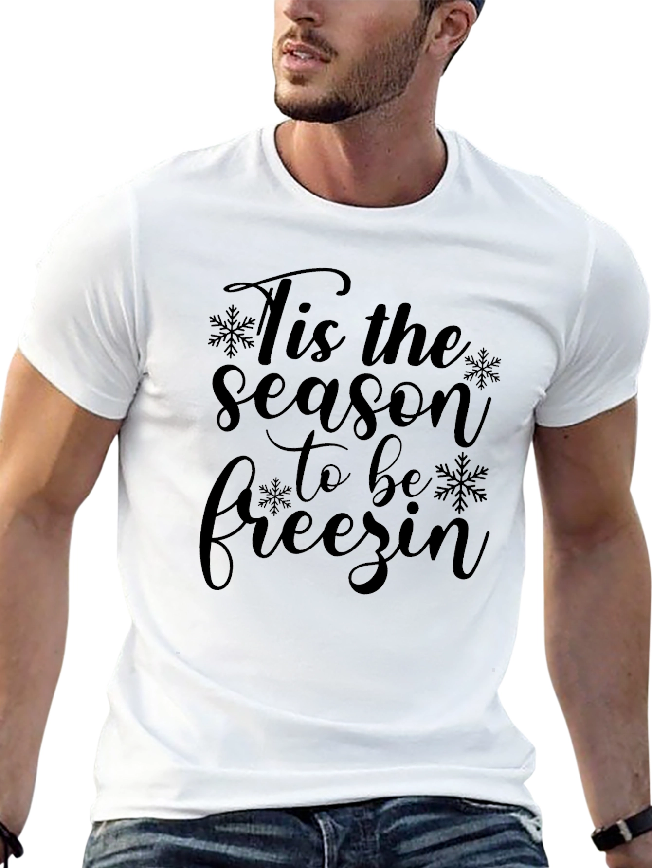 Tis the Season to be Freezin Graphic Tee