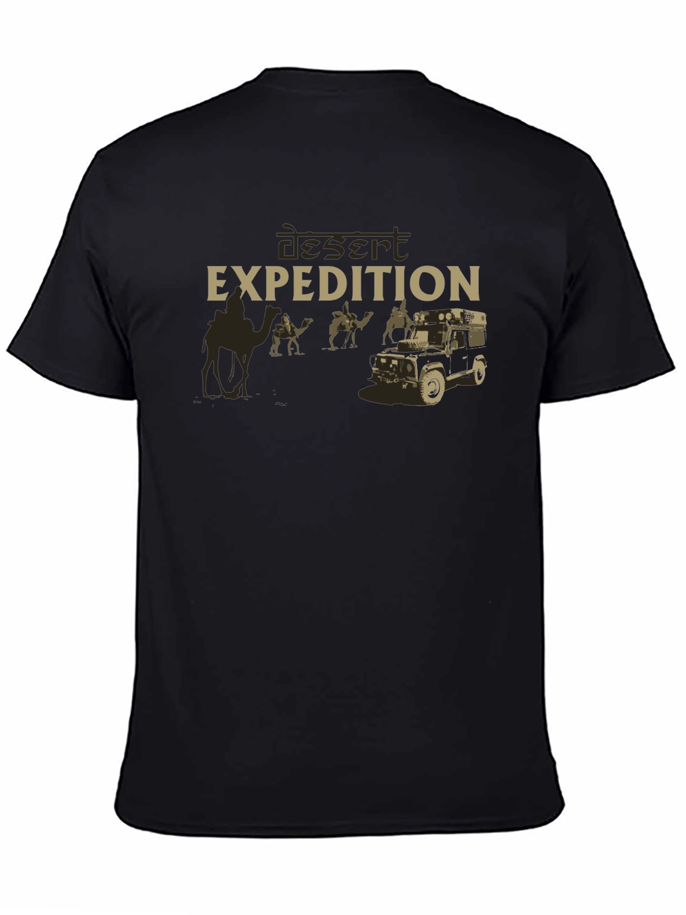 Desert Expedition Black T-Shirt