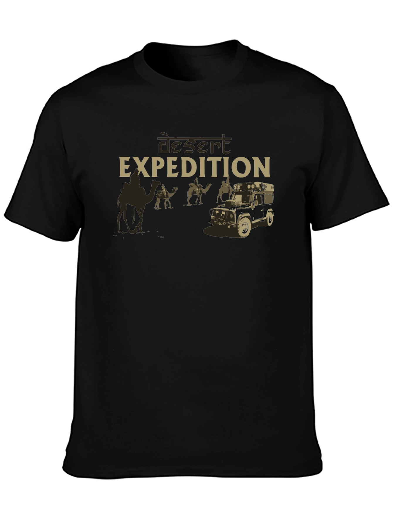 Desert Expedition Black T-Shirt