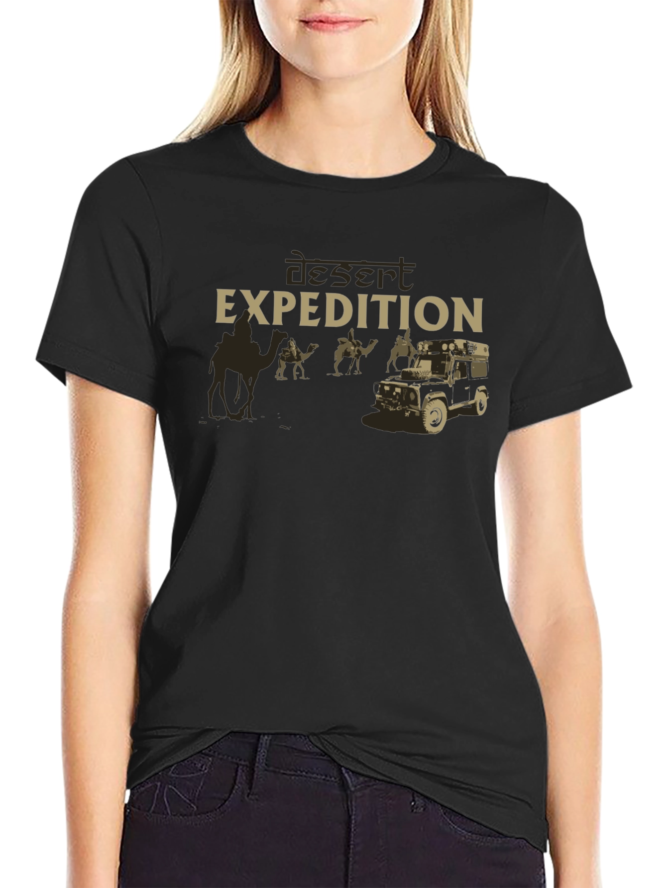 Desert Expedition Black T-Shirt