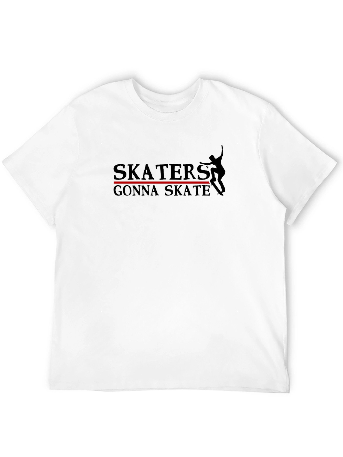 Skaters Gonna Skate T-Shirt - Black Graphic Tee