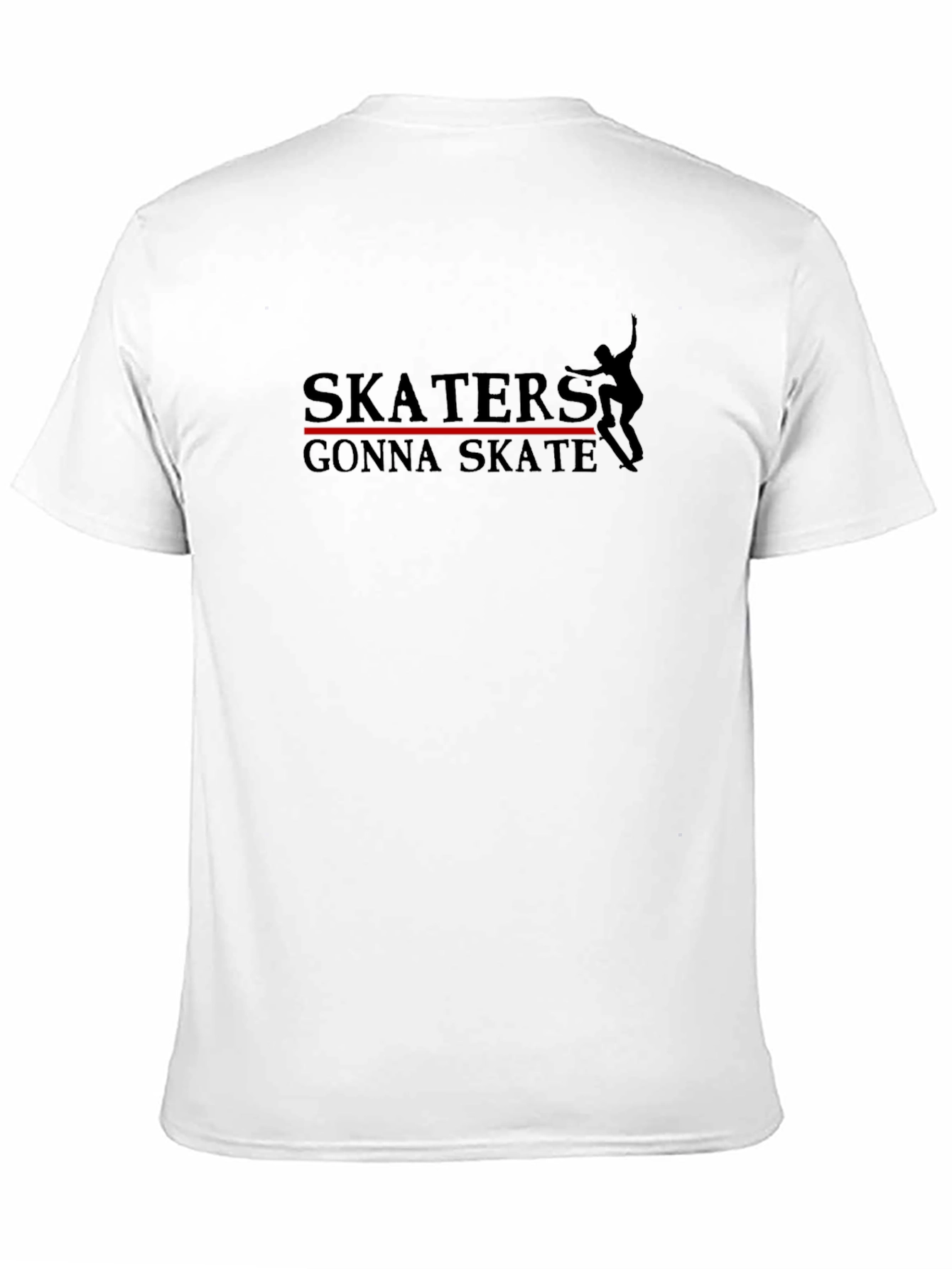 Skaters Gonna Skate T-Shirt - Black Graphic Tee