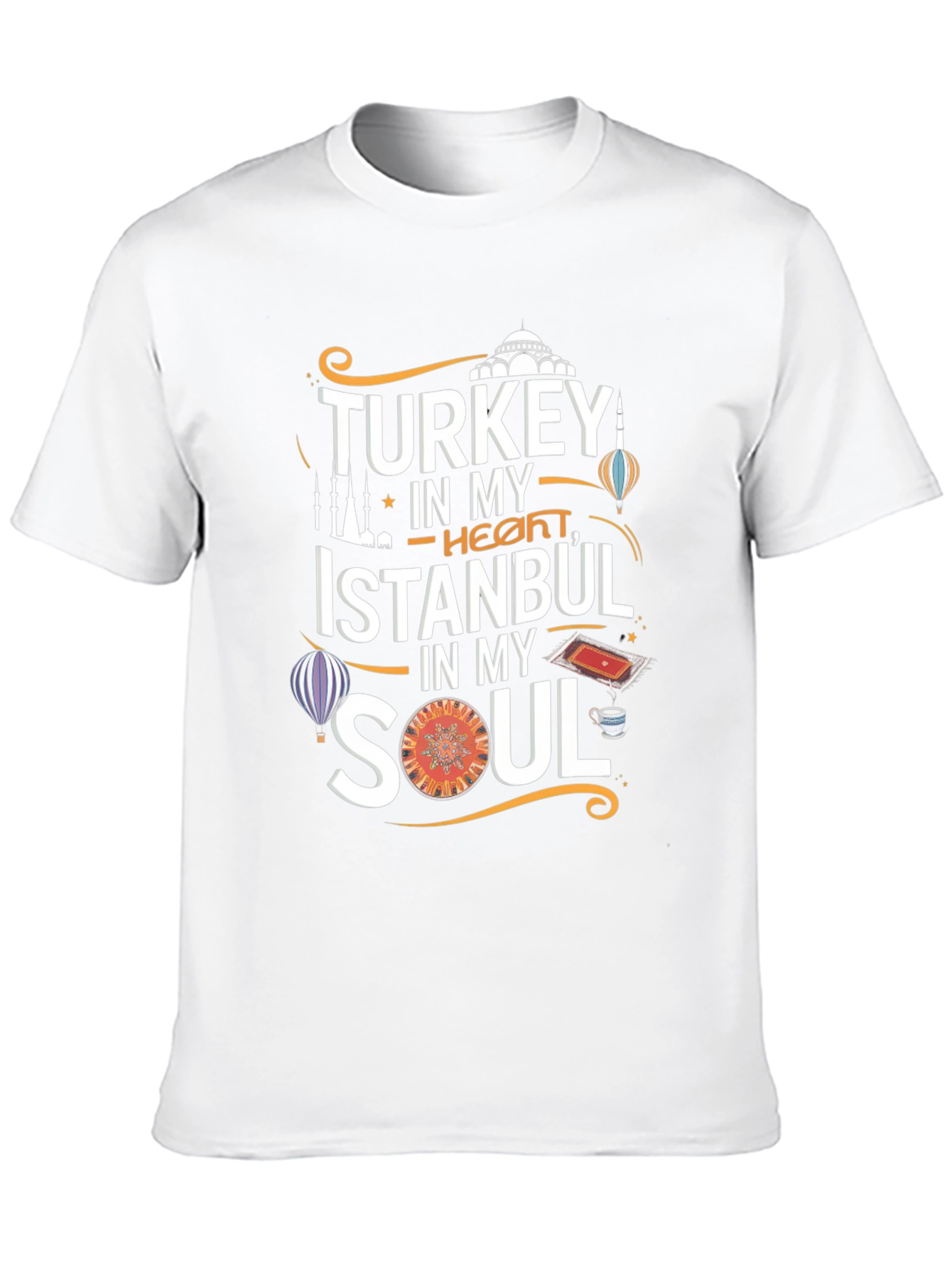 Turkey Istanbul Soul T-Shirt - Black