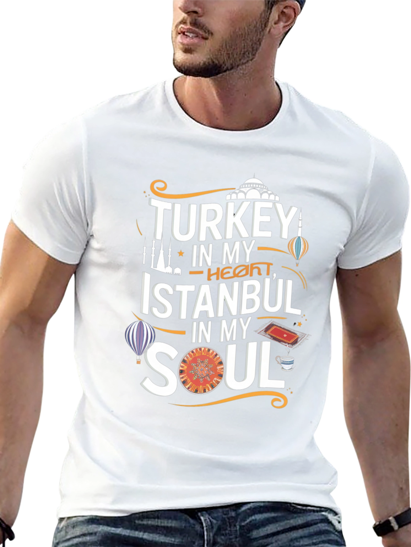 Turkey Istanbul Soul T-Shirt - Black