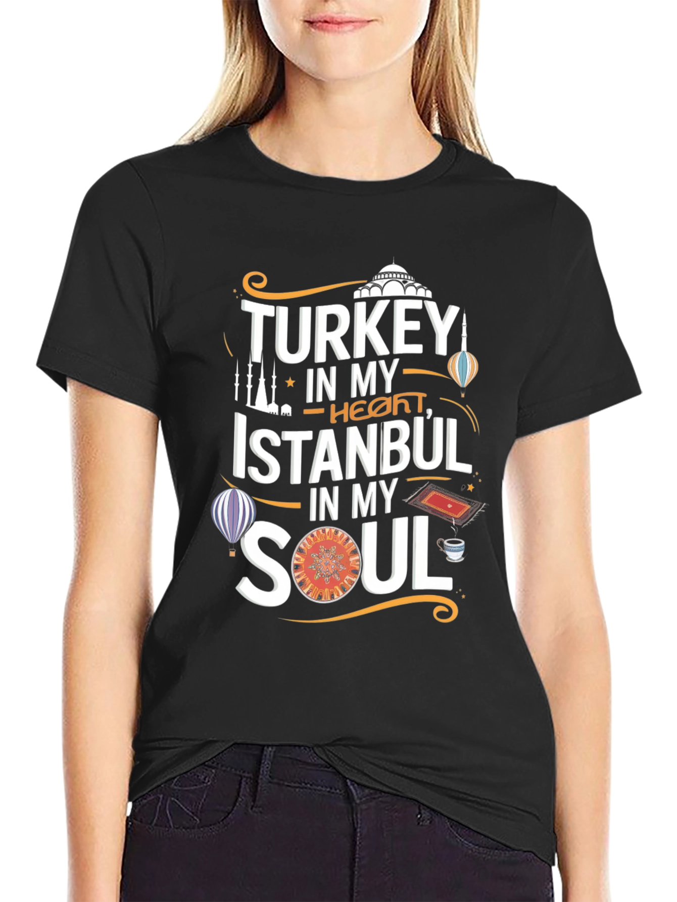 Turkey Istanbul Soul T-Shirt - Black
