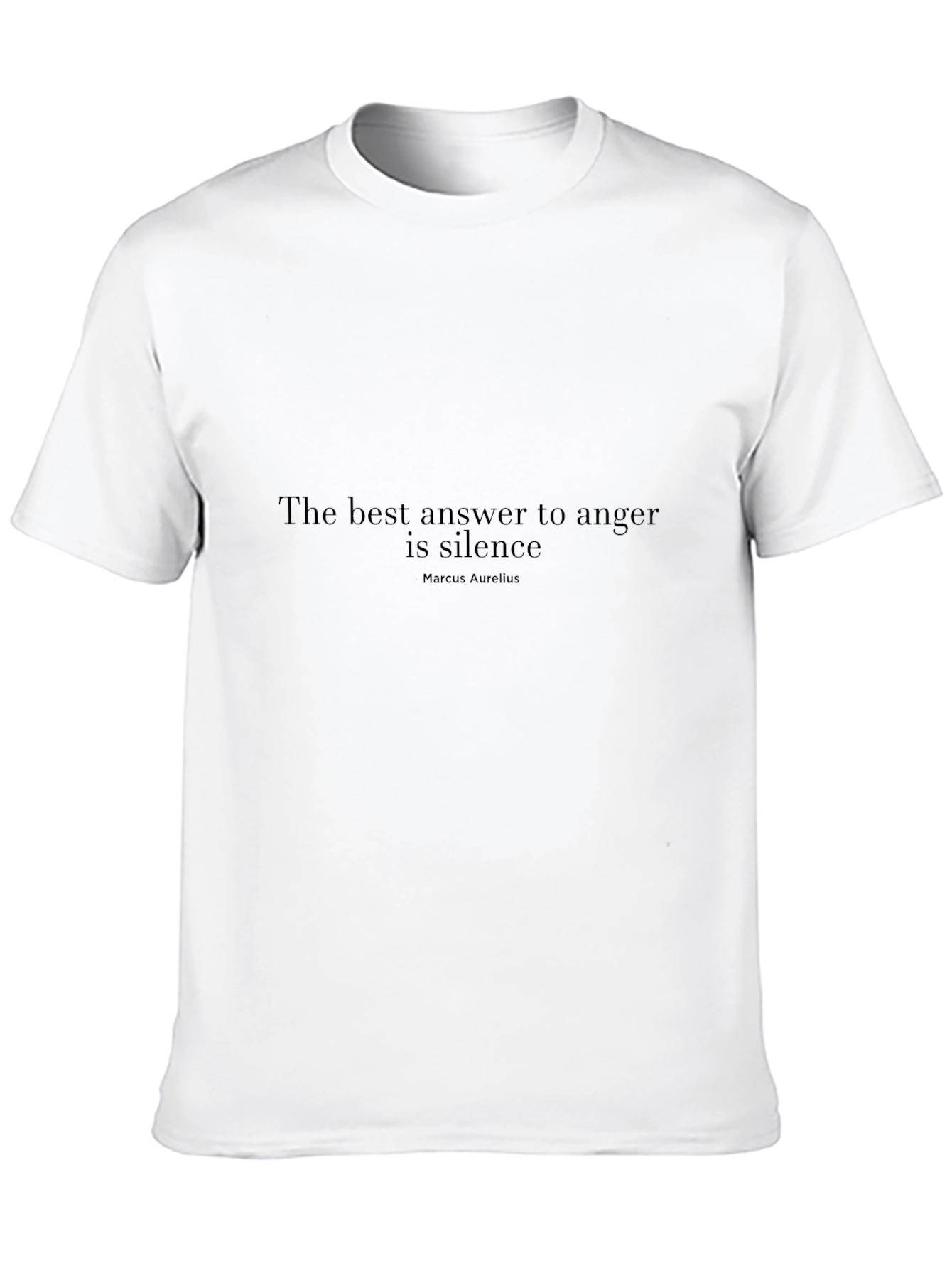 Stoic Wisdom Tee: The Best Answer is Silence