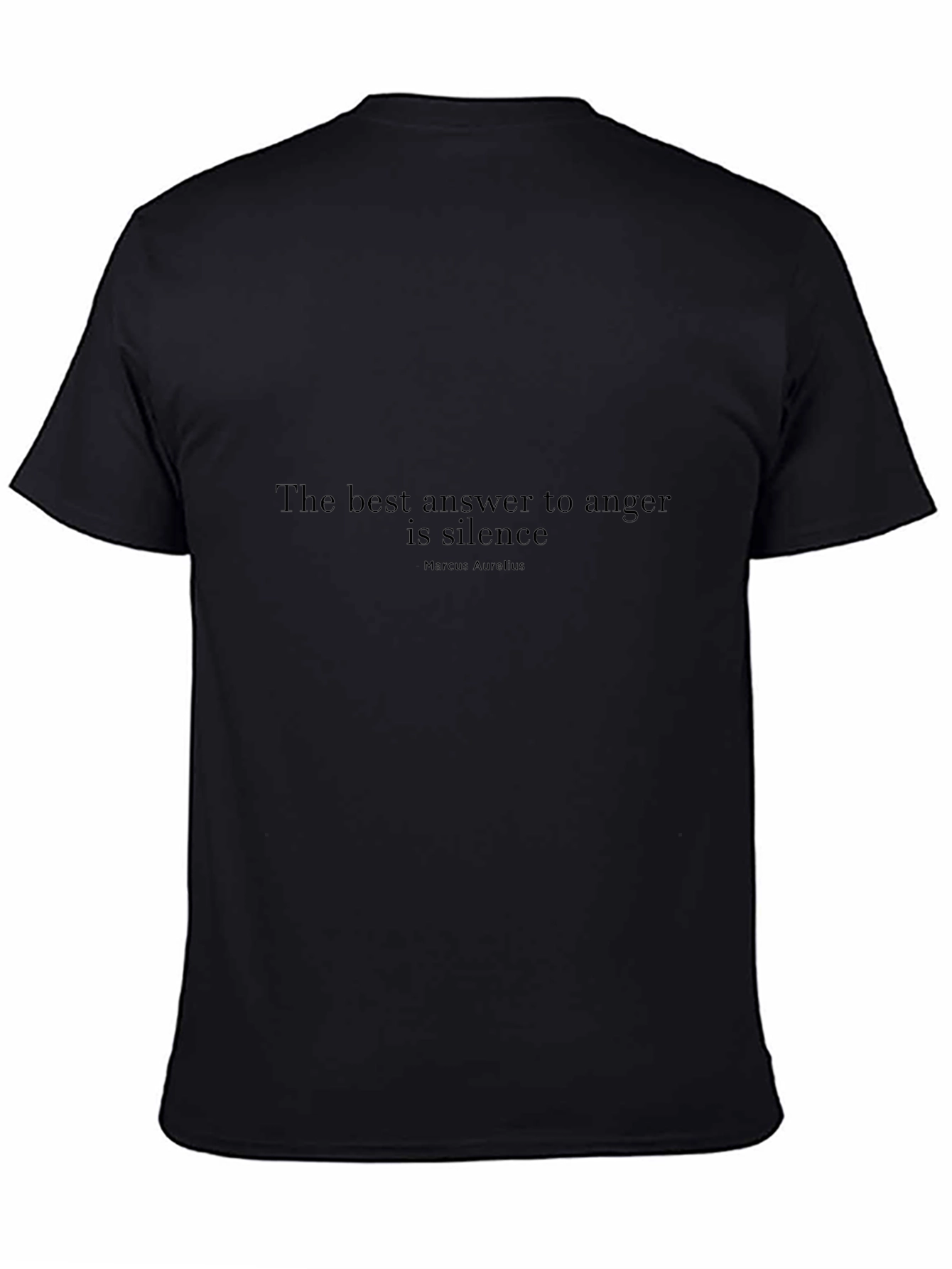 Stoic Wisdom Tee: The Best Answer is Silence