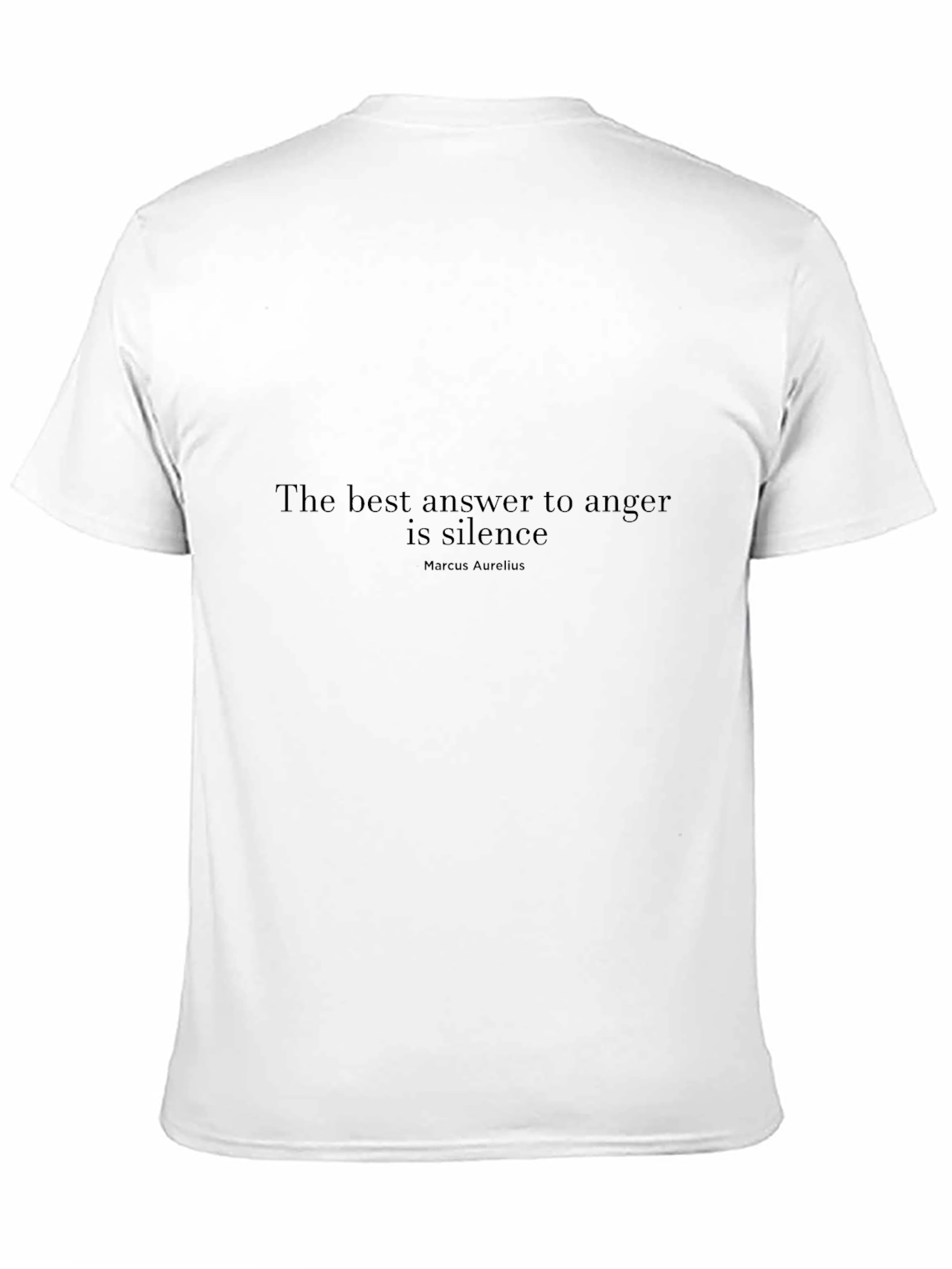 Stoic Wisdom Tee: The Best Answer is Silence