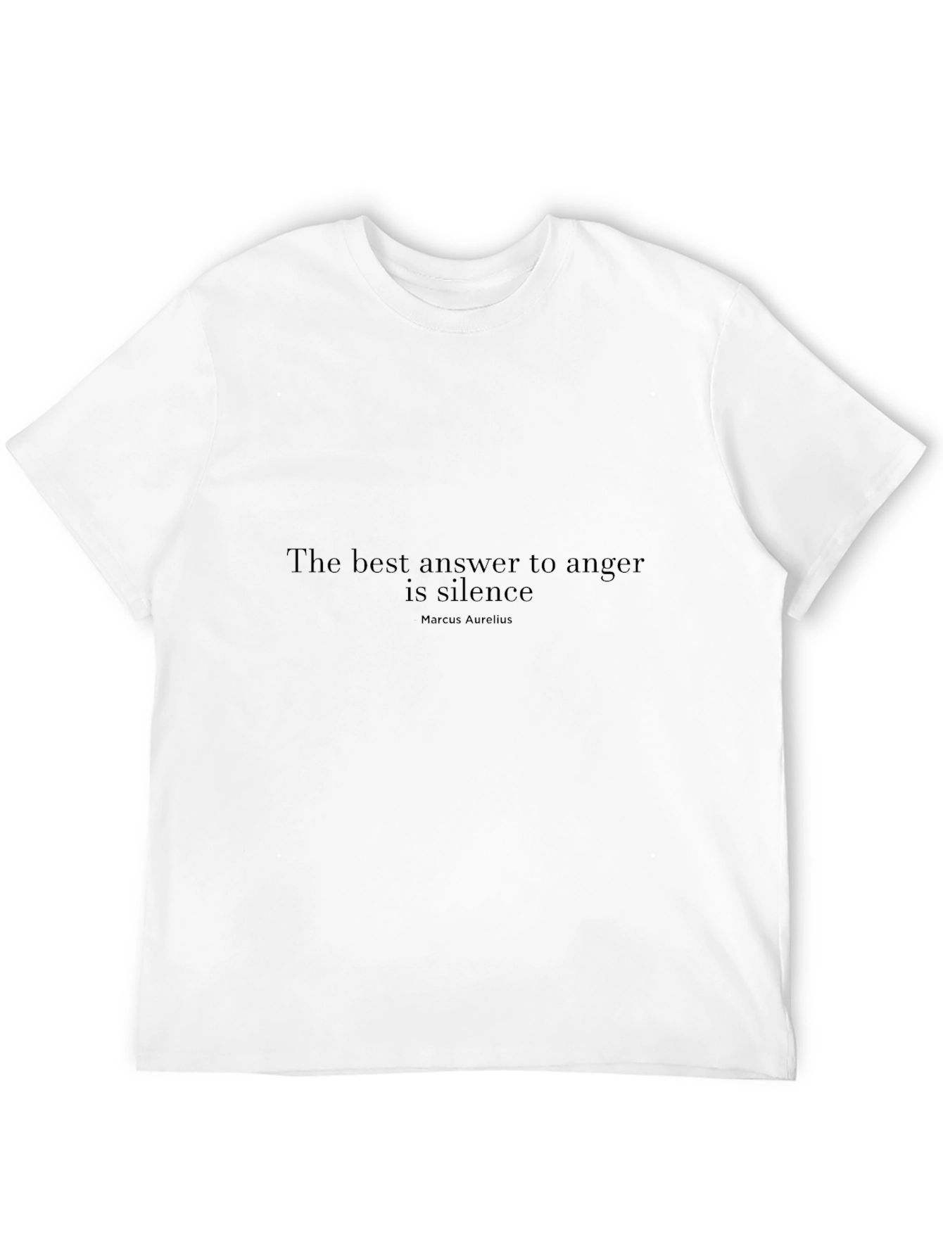 Stoic Wisdom Tee: The Best Answer is Silence