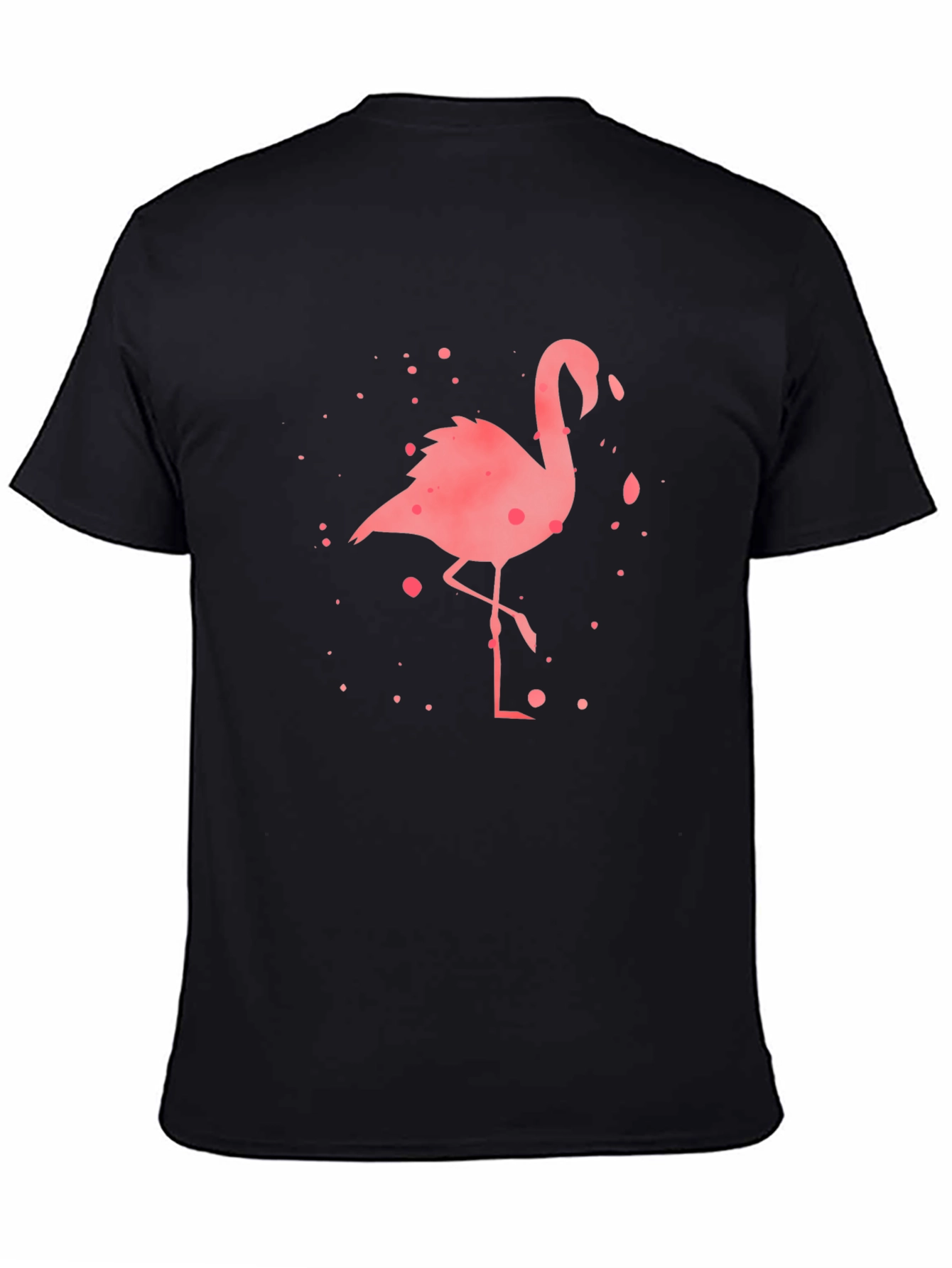 Black Flamingo Graphic Tee - Stylish Mens Casual Wear
