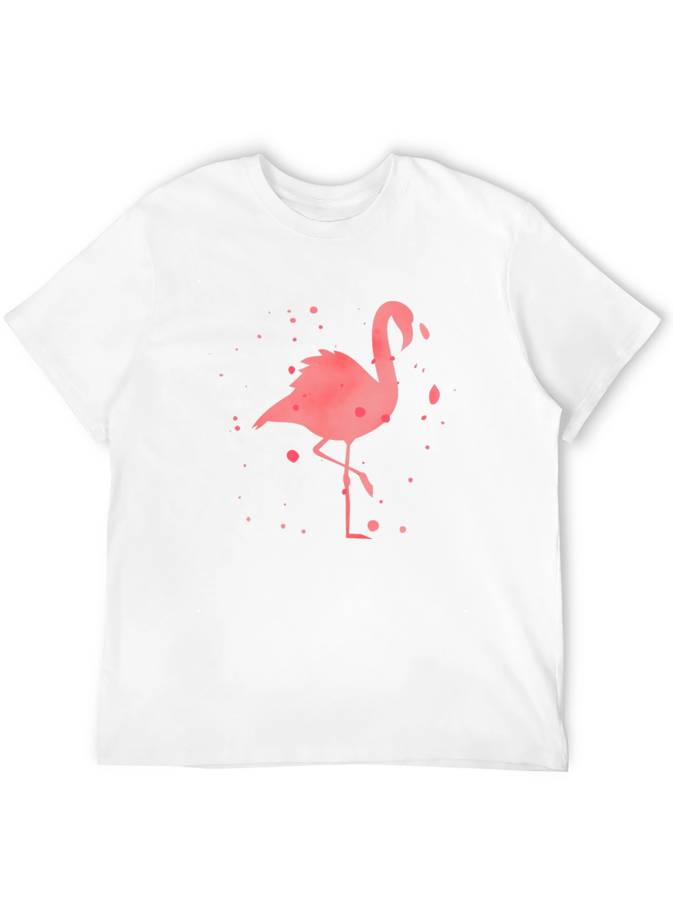 Black Flamingo Graphic Tee - Stylish Mens Casual Wear