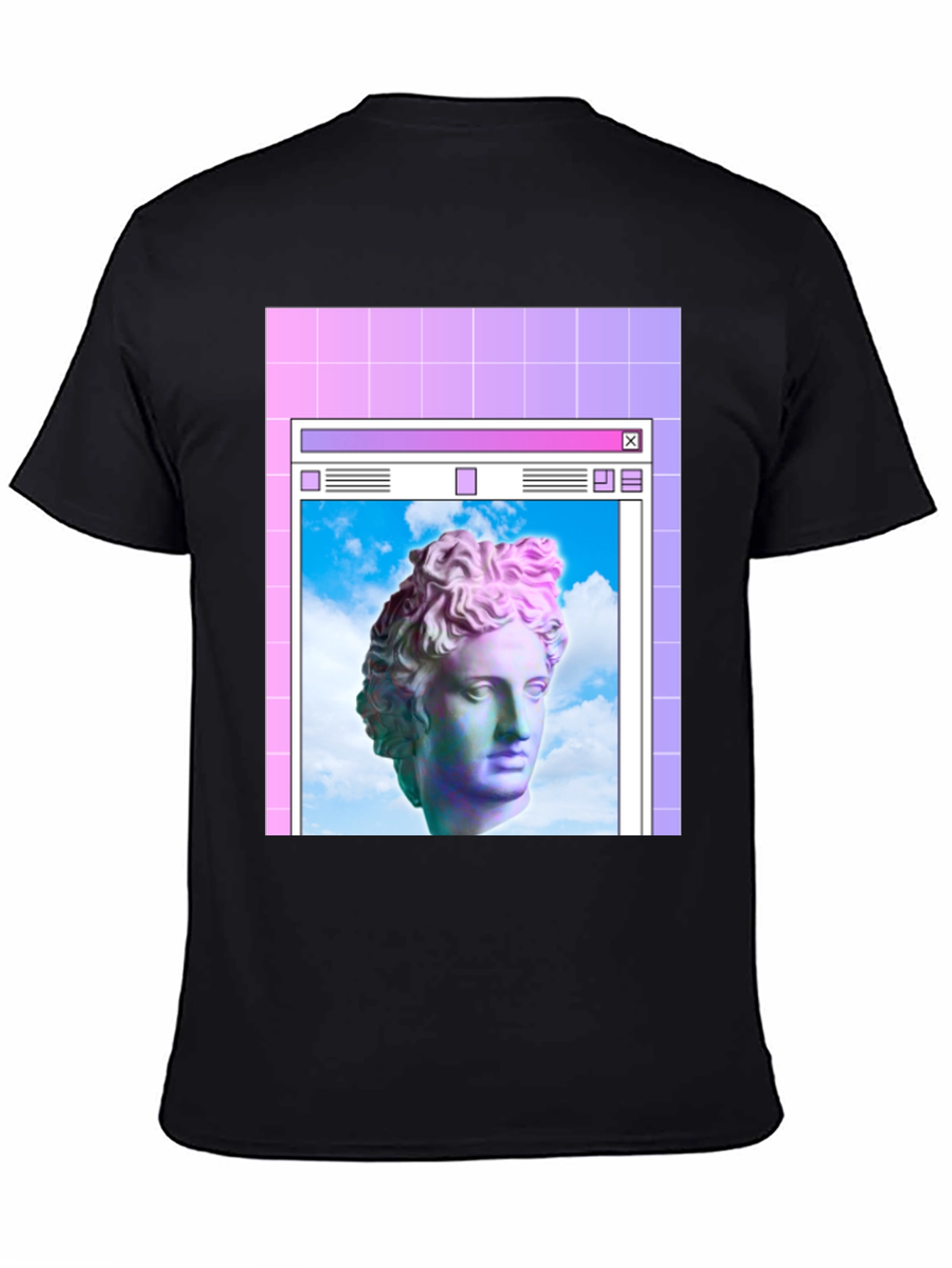 Aesthetic Vaporwave Statue T-Shirt
