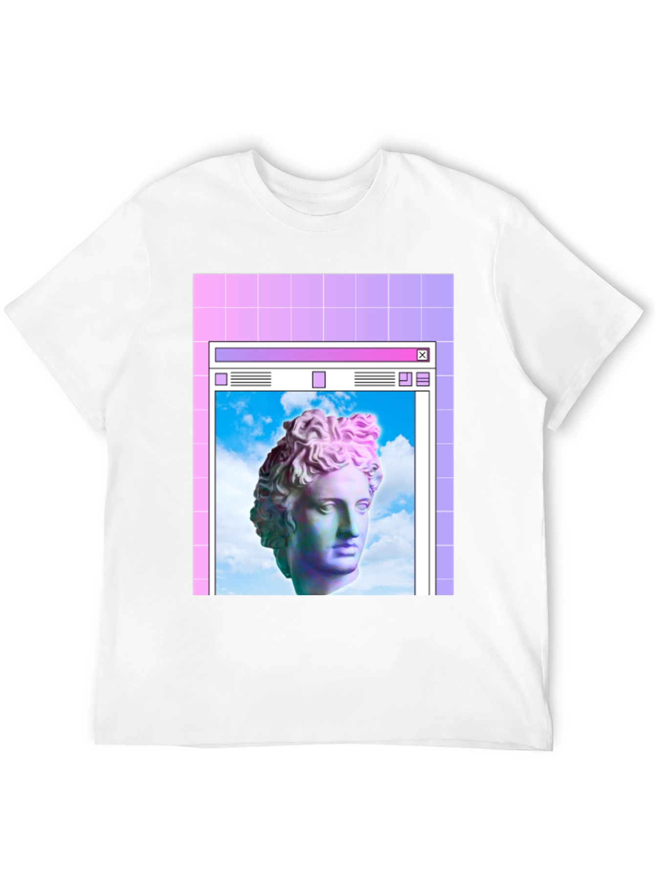 Aesthetic Vaporwave Statue T-Shirt