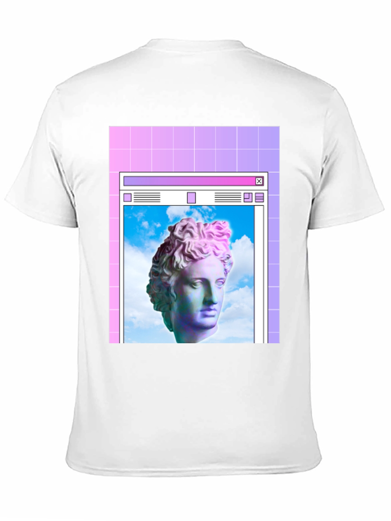Aesthetic Vaporwave Statue T-Shirt