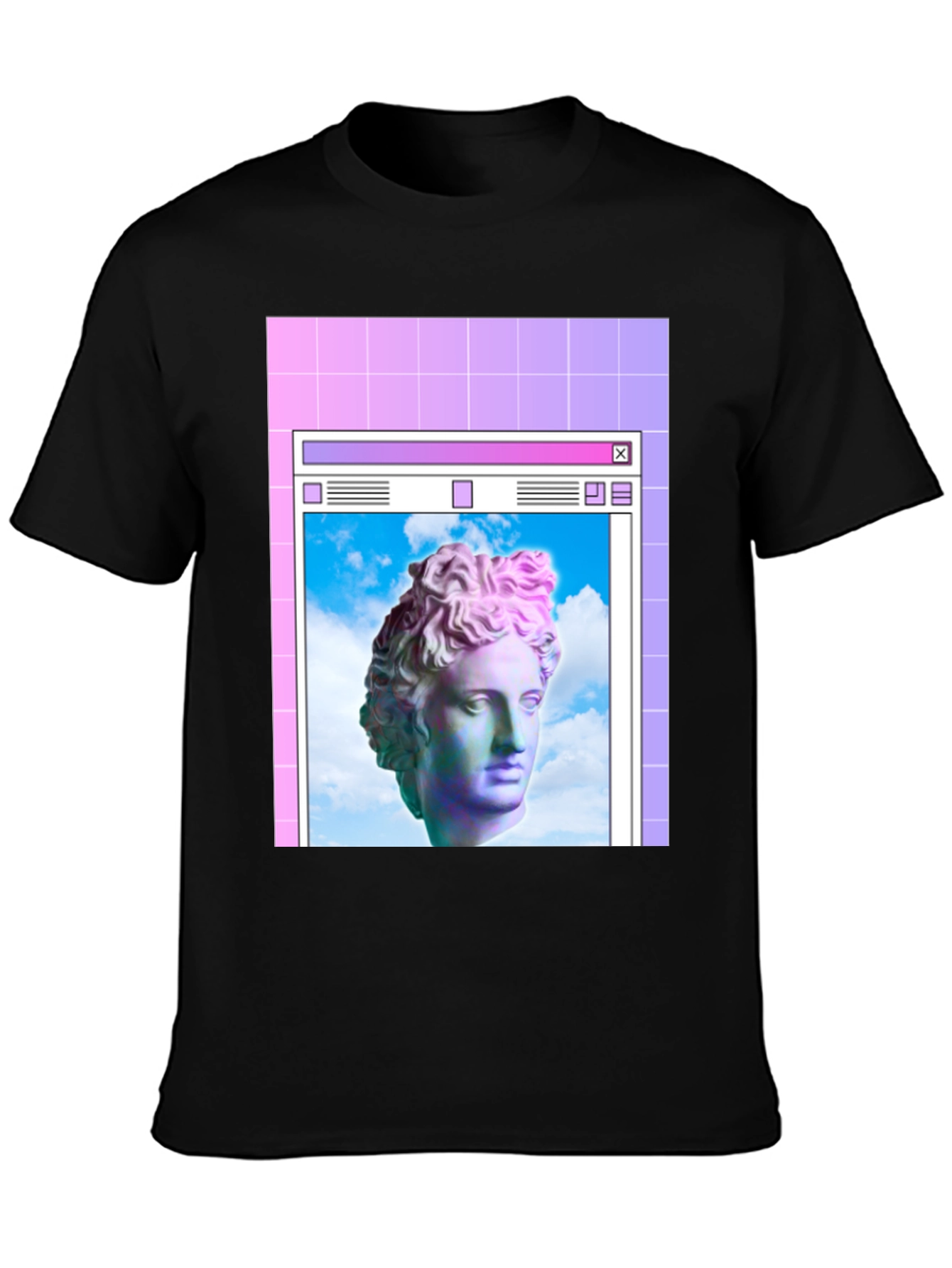 Aesthetic Vaporwave Statue T-Shirt
