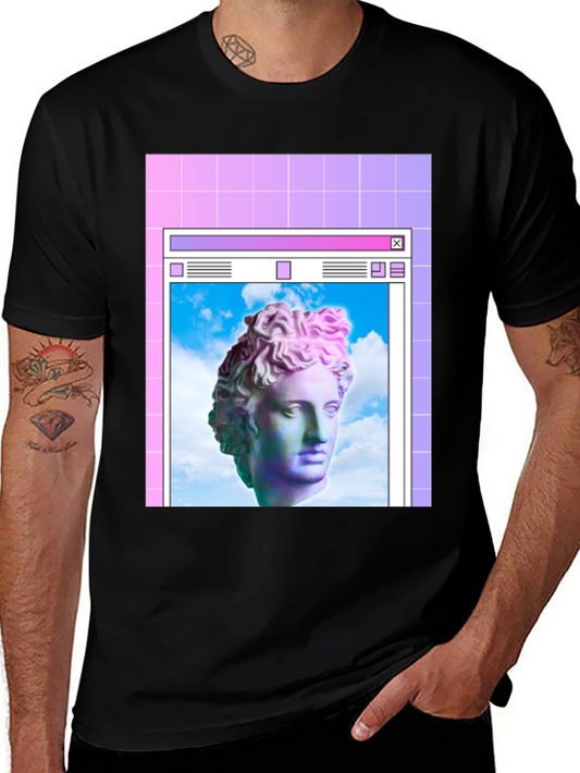 Aesthetic Vaporwave Statue T-Shirt