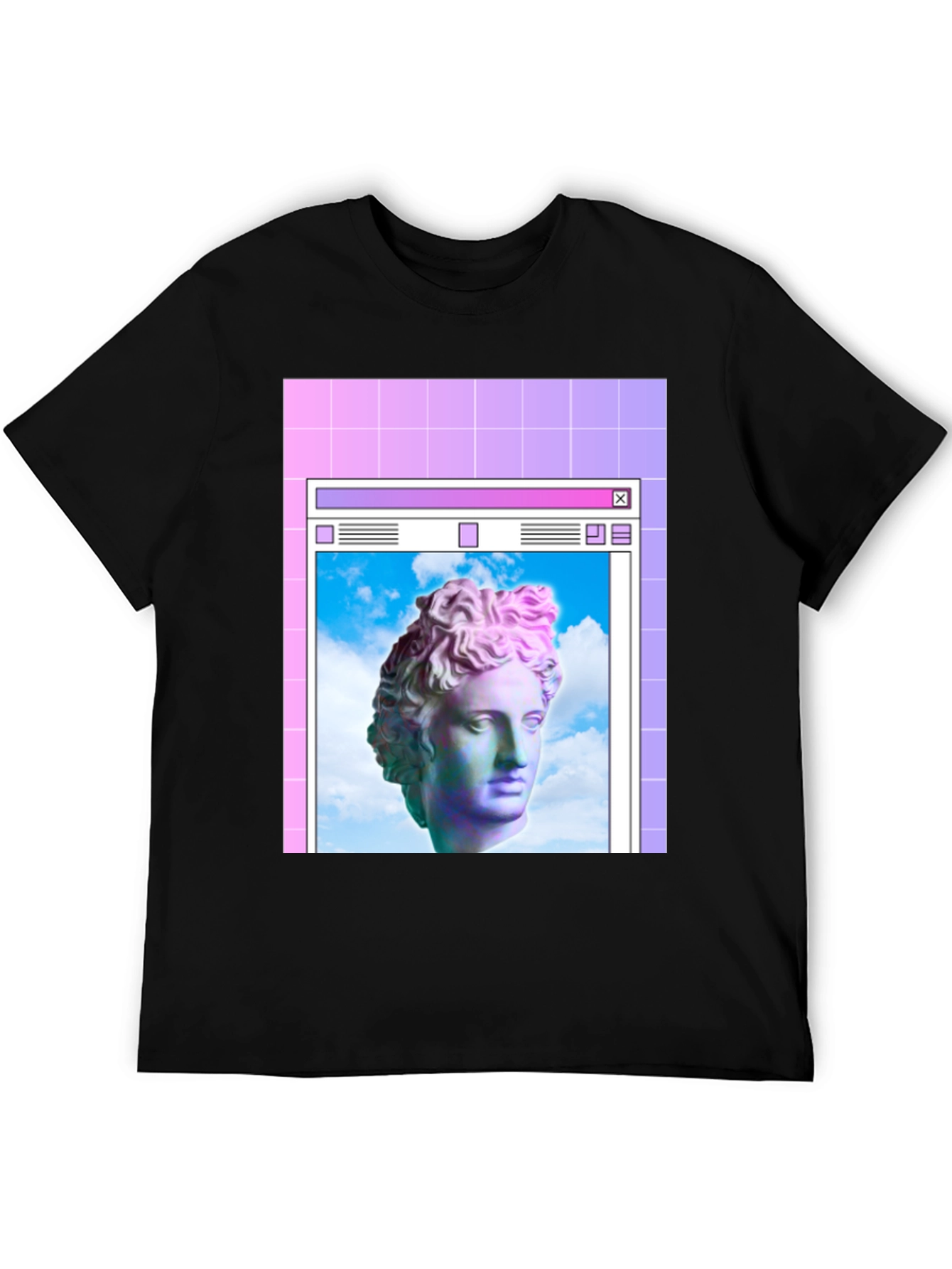 Aesthetic Vaporwave Statue T-Shirt