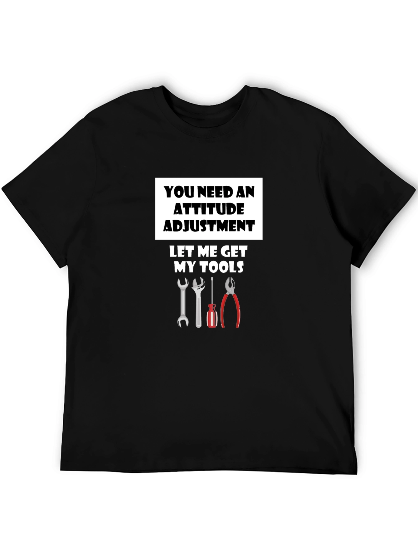 Attitude Adjustment Funny Mechanic T-Shirt