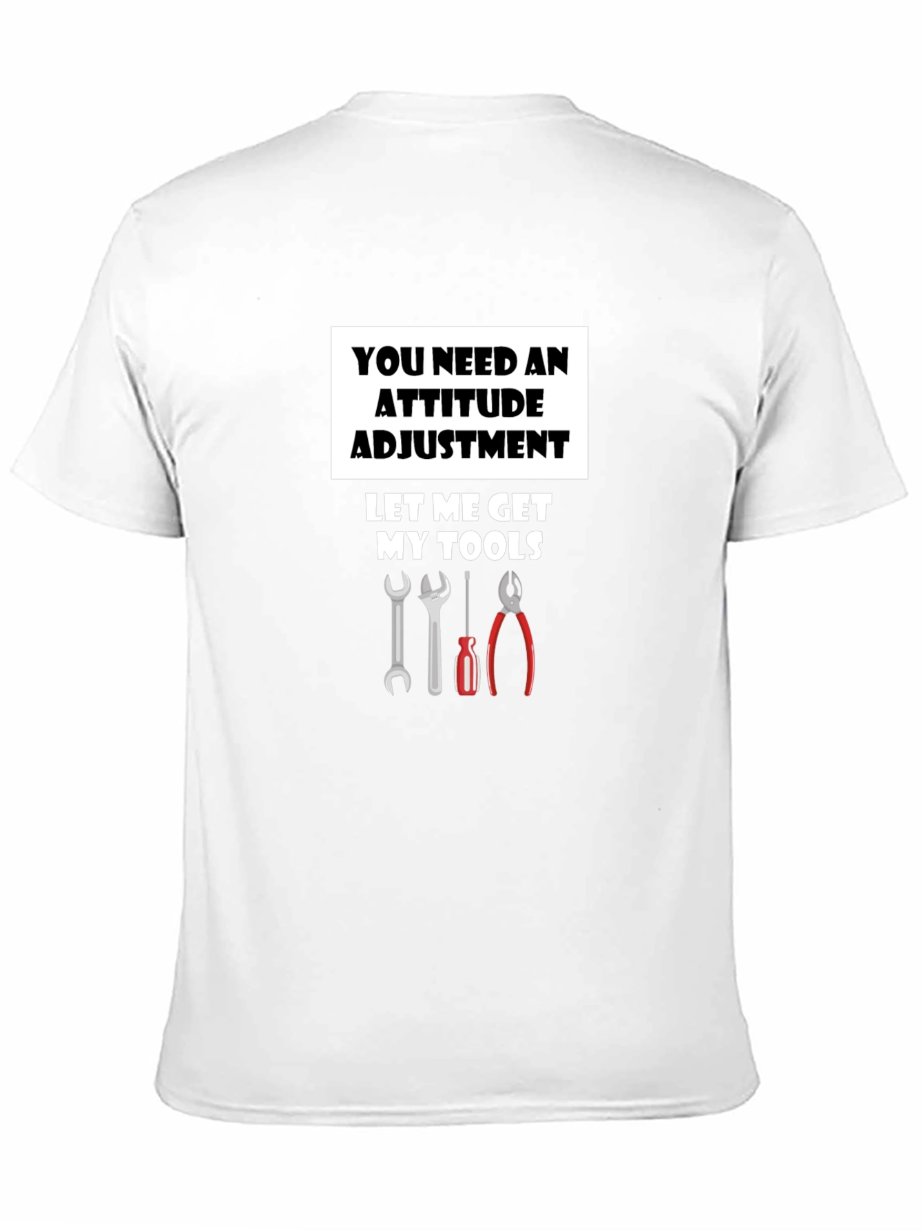 Attitude Adjustment Funny Mechanic T-Shirt